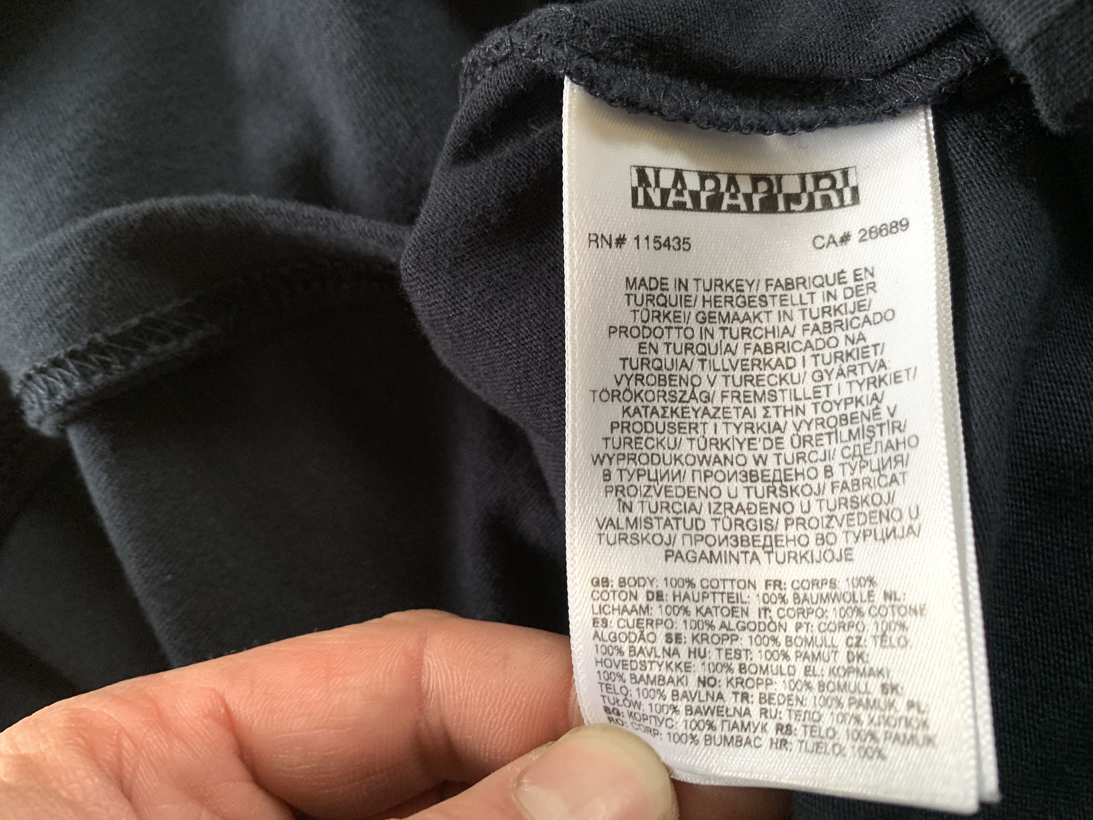 Napapijri Napapijri Cotton Blue Basic T Shirt Size US M / EU 48-50 / 2 - 6 Thumbnail