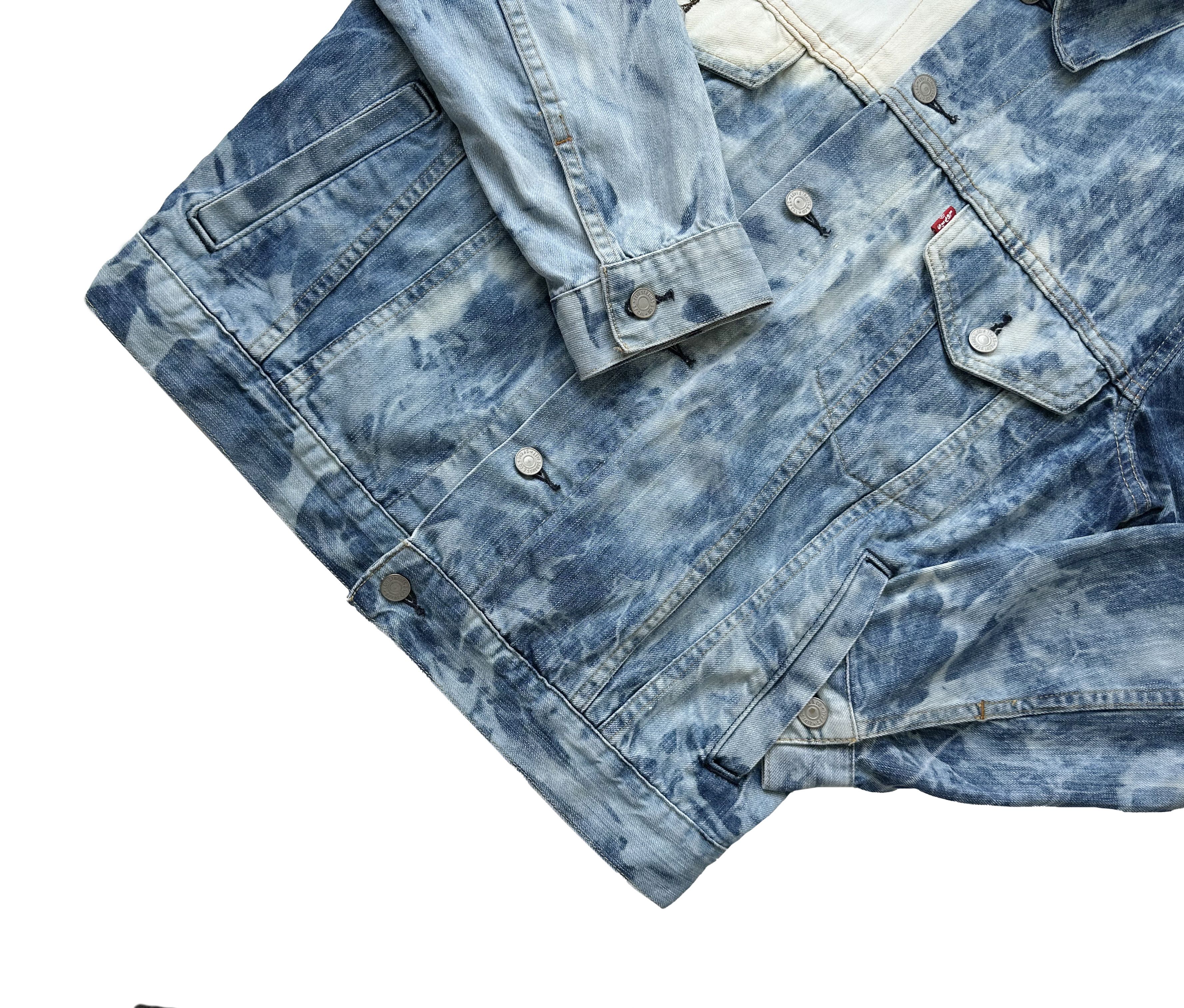 Levi's Levi's "Cock Sparrer" acid wash denim jacket Size US M / EU 48-50 / 2 - 8 Thumbnail