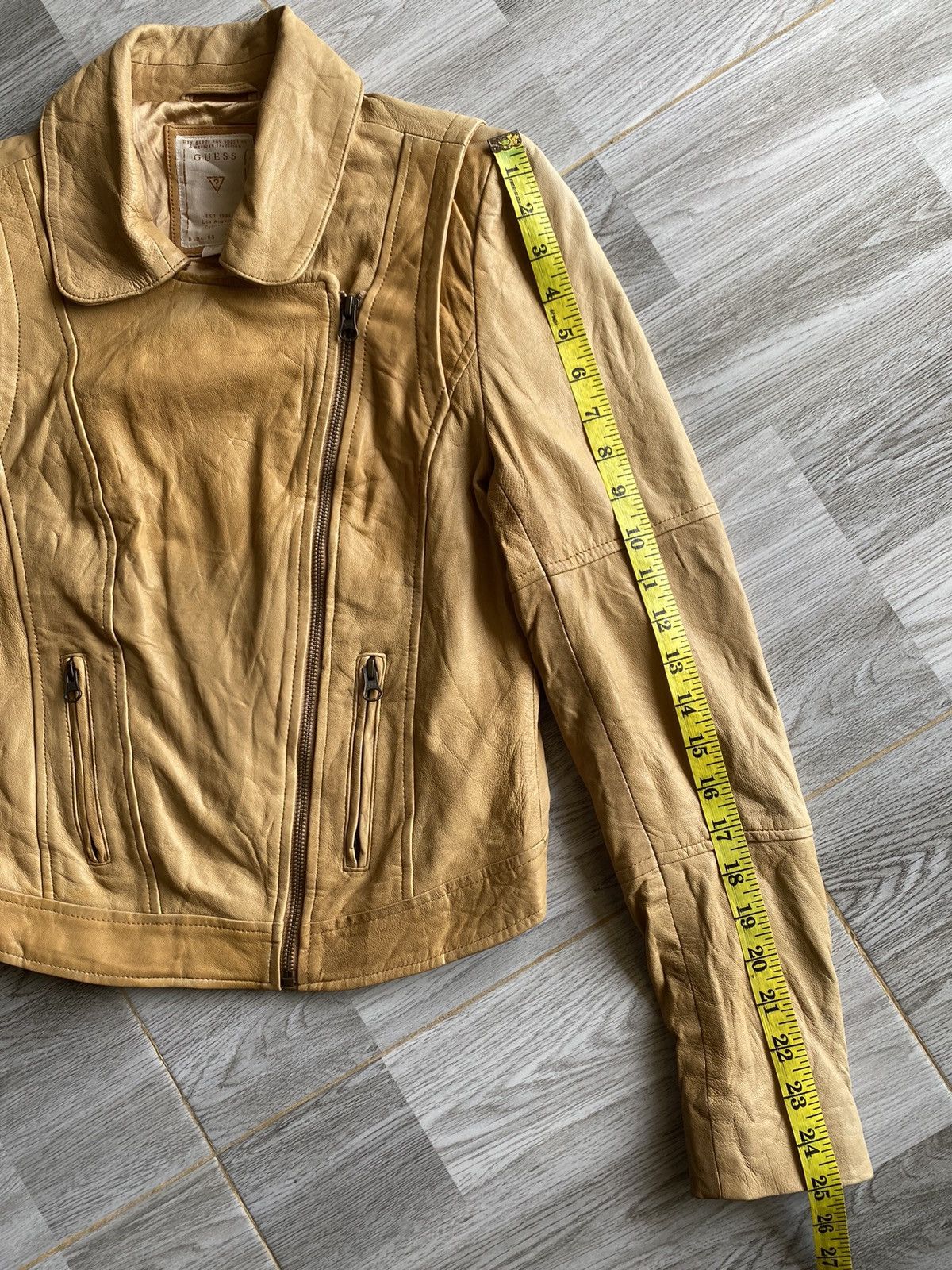 Guess Guess Leather Jacket Size S Size S / US 4 / IT 40 - 19 Thumbnail
