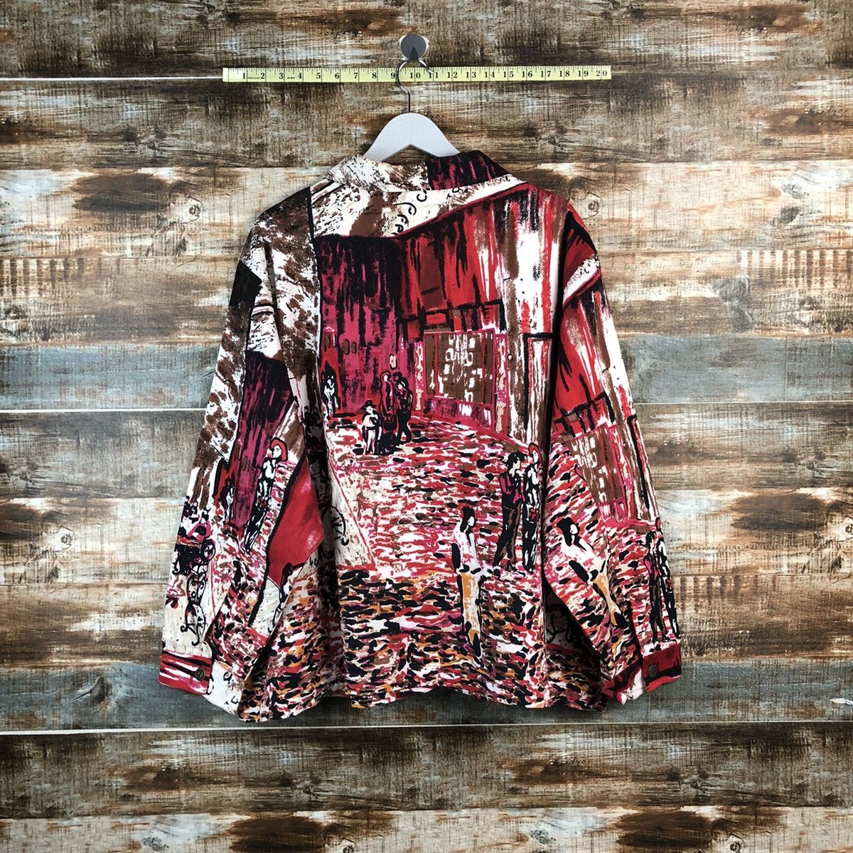 GRAFF DLL Graff Art vintage painter Red Shirt #A2554 Size US XXL / EU 58 / 5 - 12 Thumbnail