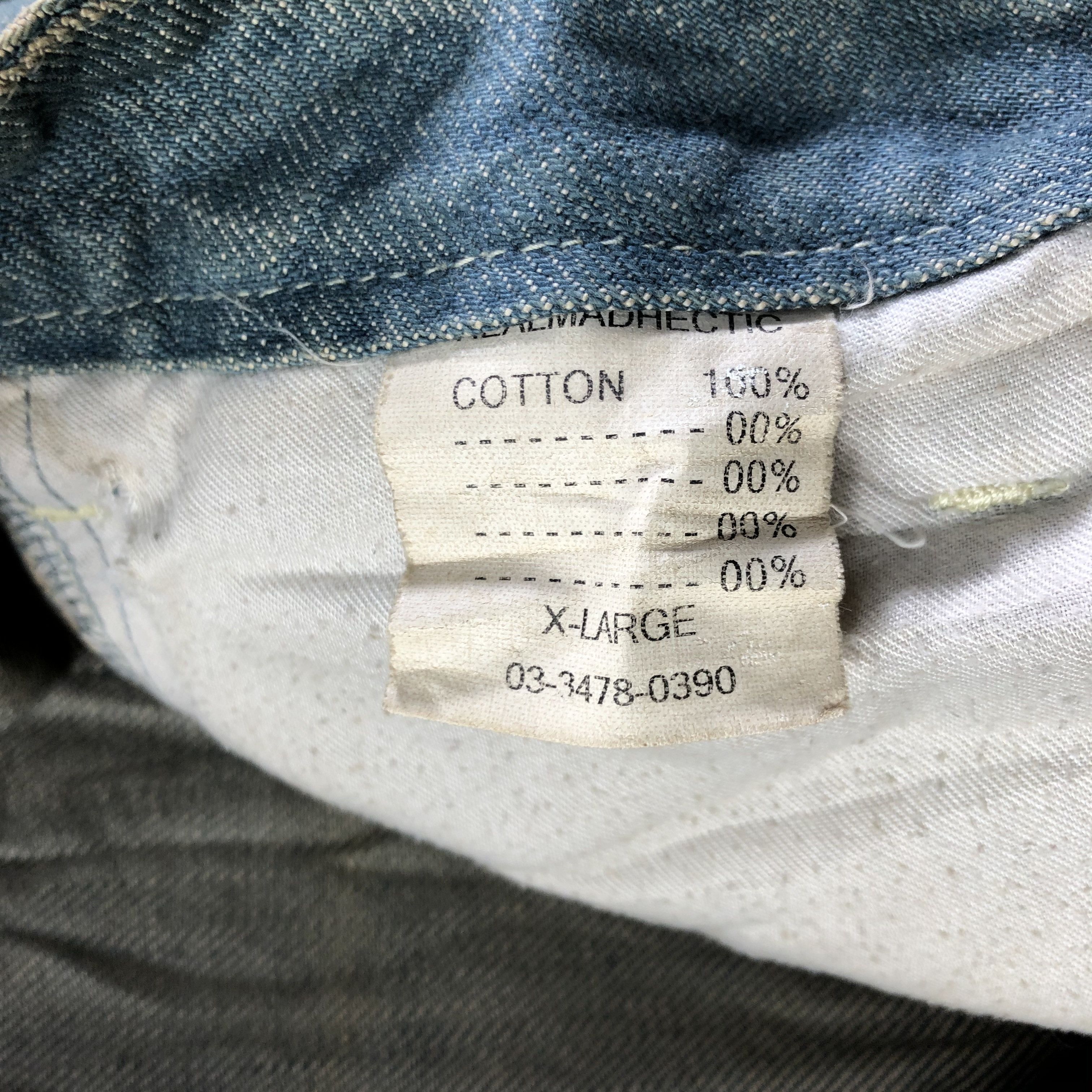 Japanese Brand Vintage Japanese Baggy Jeans-J3845 Size US 35 - 9 Thumbnail