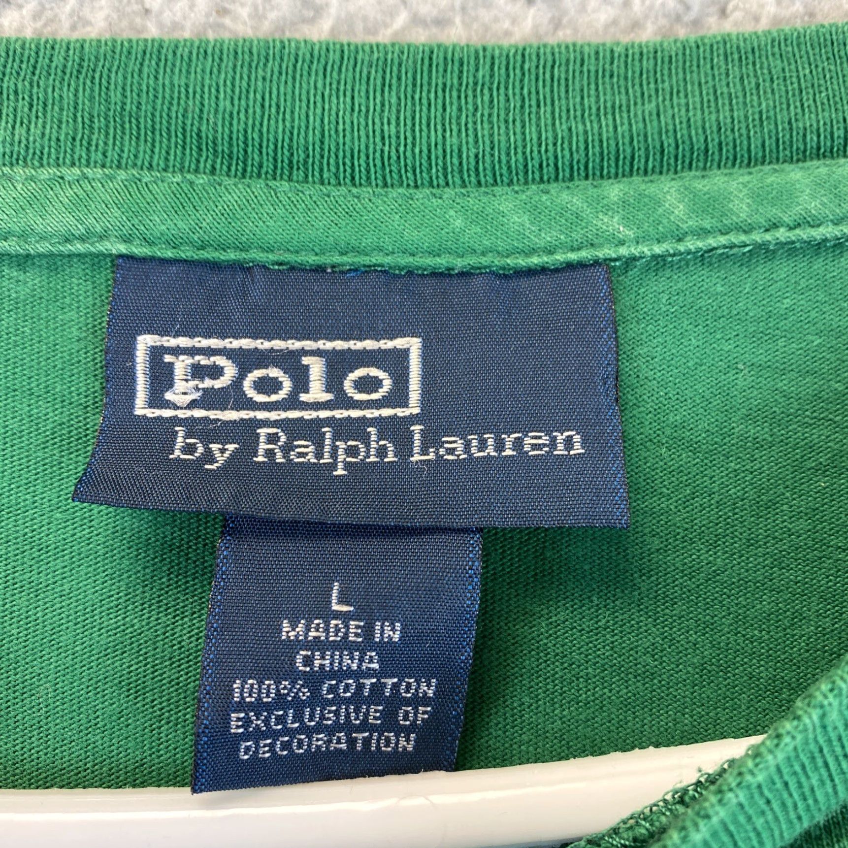Polo Ralph Lauren Polo Ralph Lauren Shirt Mens Large Green Short Sleeve Casual Preppy Cotton Pony Logo Size US L / EU 52-54 / 3 - 4 Thumbnail