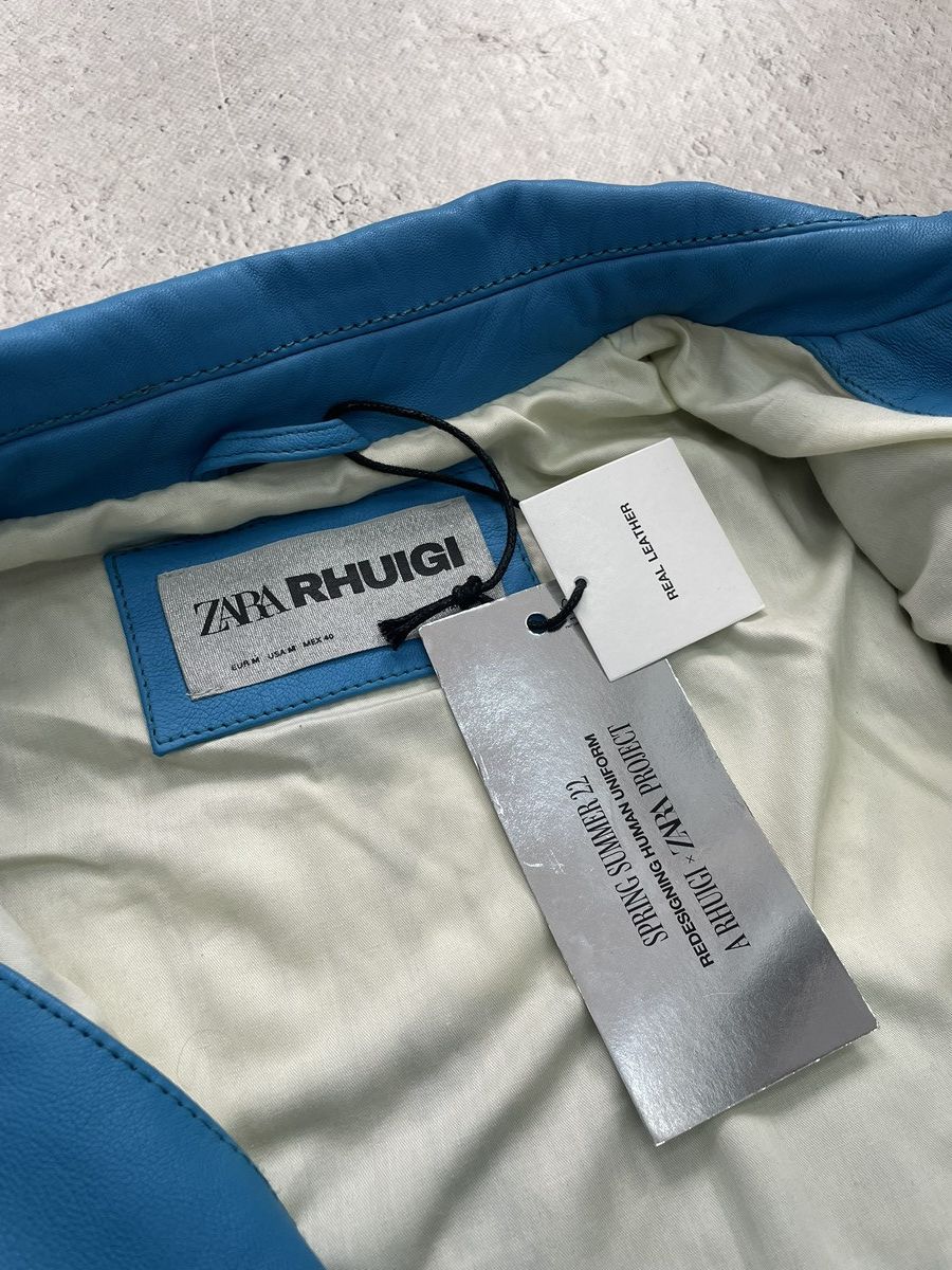 Zara Varsity Zara leather bomber jacket Rhude Size US M / EU 48-50 / 2 - 6 Thumbnail