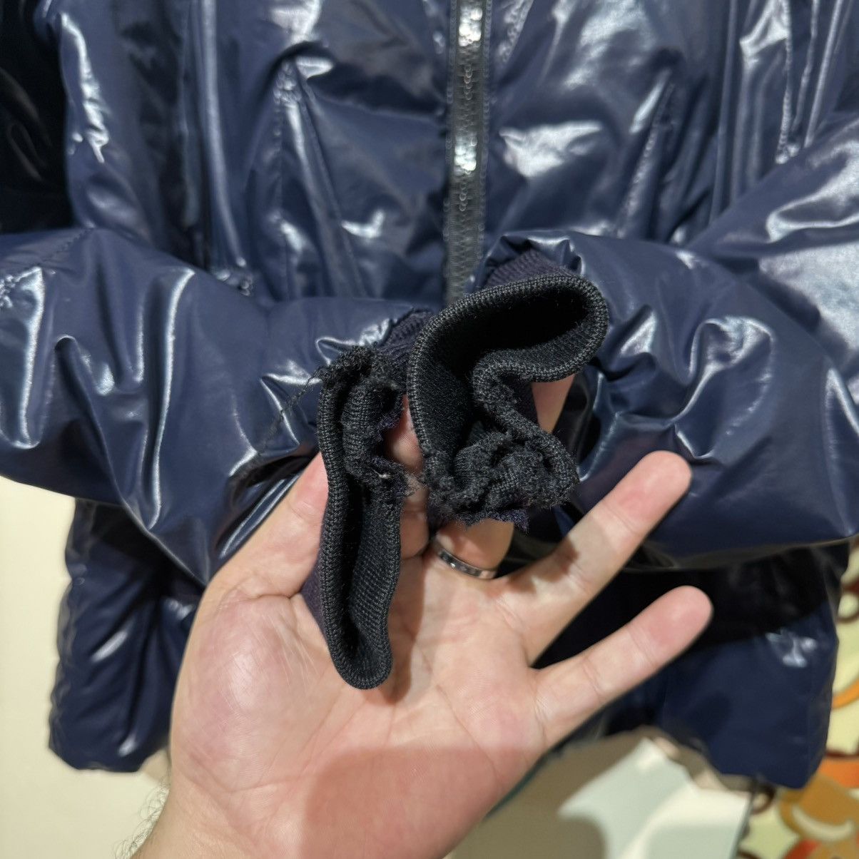 Moncler Moncler Vintage Reversible "M" Chevron Down Puffer Jacket Size US S / EU 44-46 / 1 - 5 Thumbnail