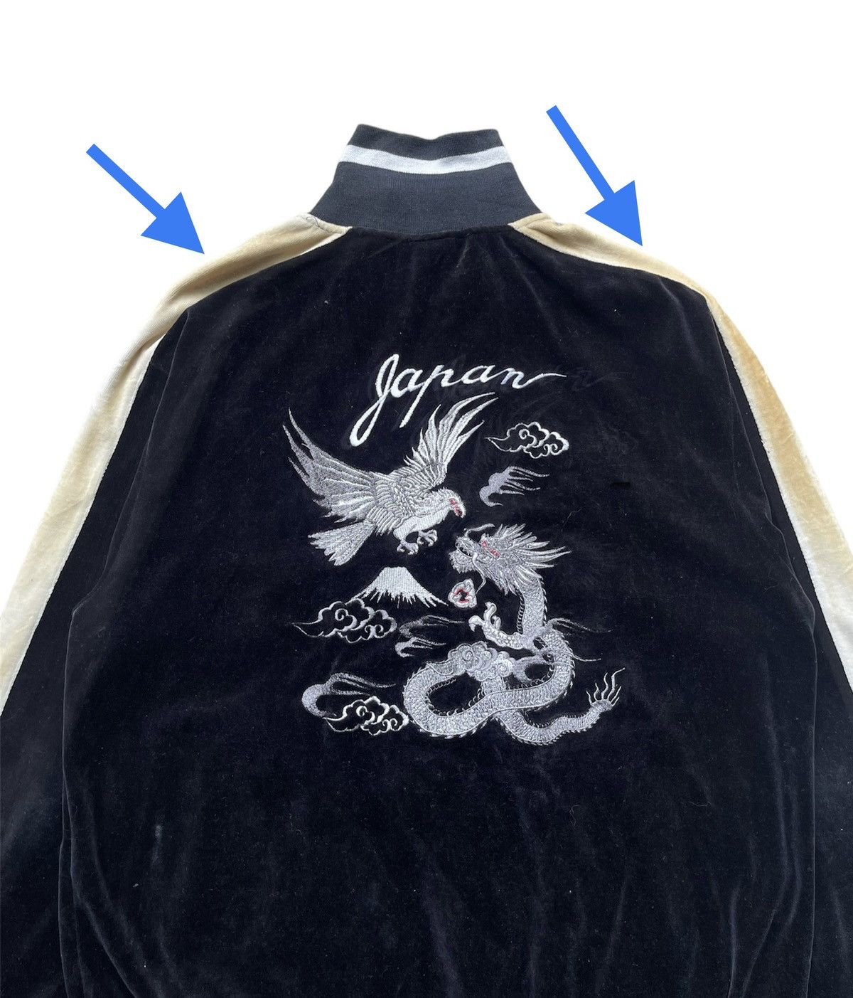 Japanese Brand Vintage Detictive Struct Sukajan Velvet Zip Jacket Size US M / EU 48-50 / 2 - 9 Thumbnail