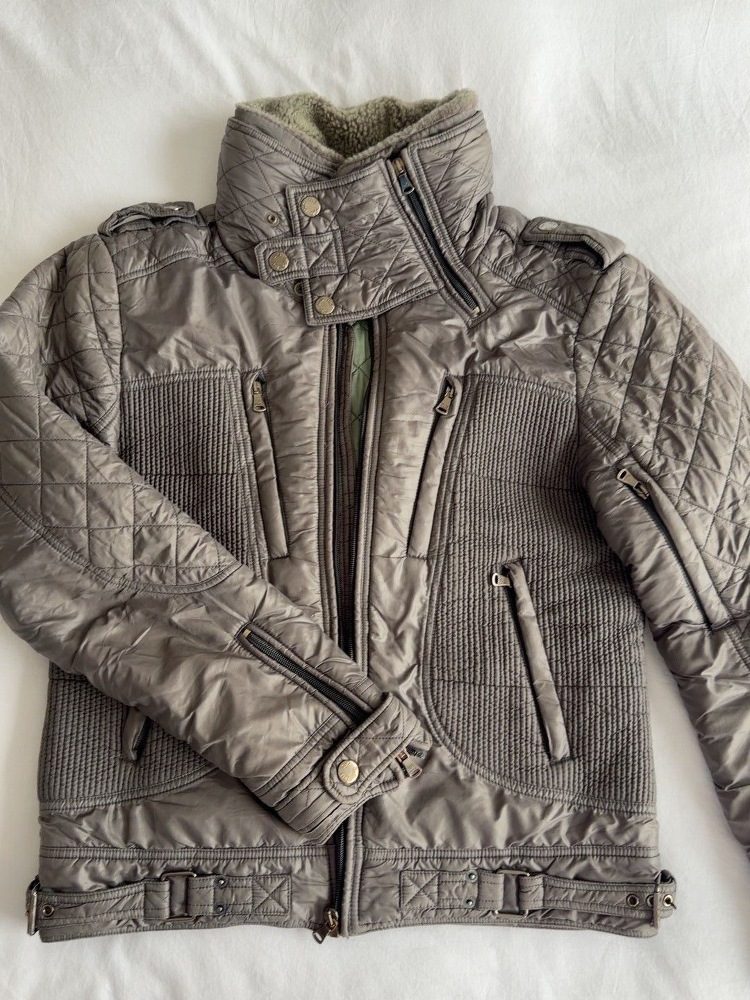 Dolce & Gabbana DG Dolce & Gabbana Grey Cotton Jacket Size US M / EU 48-50 / 2 - 3 Thumbnail