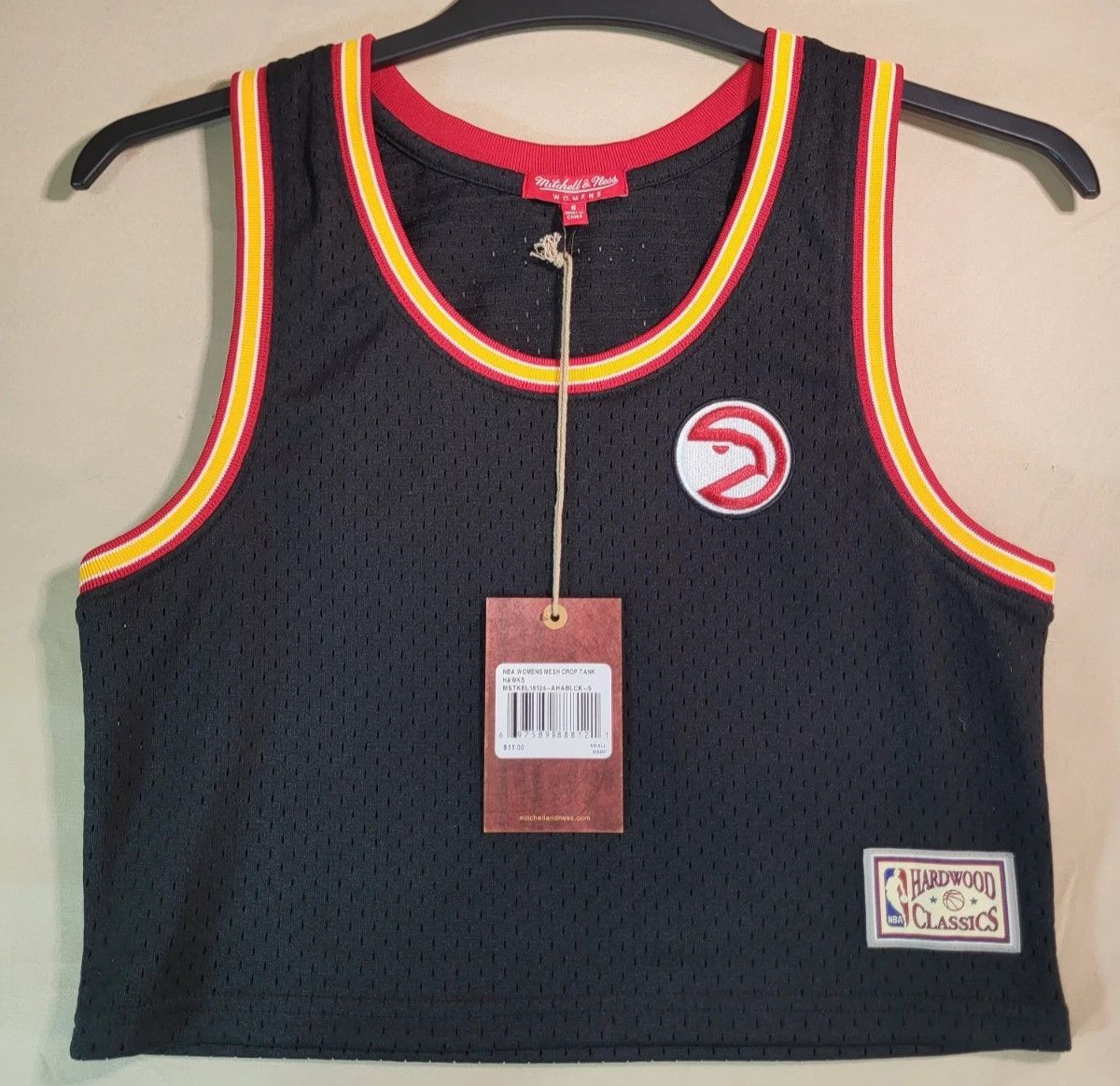 Mitchell & Ness Mitchell & Ness Atlanta Hawks Jersey Womens Crop Tank Top Size S / US 4 / IT 40 - 1 Thumbnail