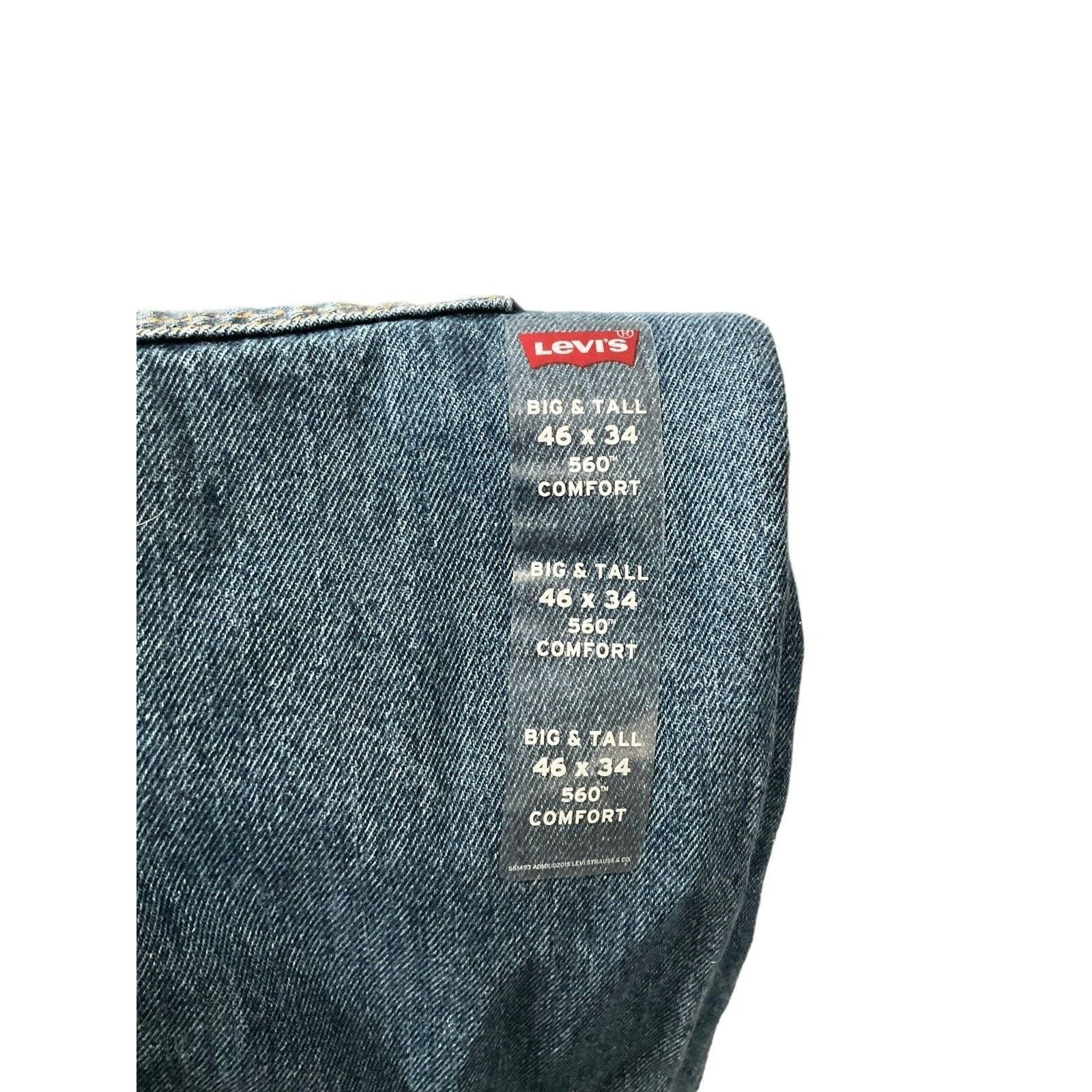 Levi's Levis 560 Big & Tall Jeans NWT 46 Size US 30 / EU 46 - 6 Thumbnail