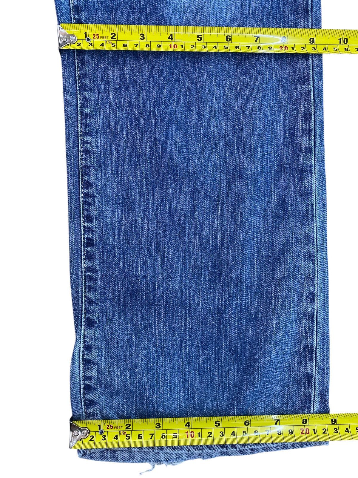 Edwin Edwin Whiskered Light Wash Baggy Jeans Style Size US 35 - 8 Thumbnail