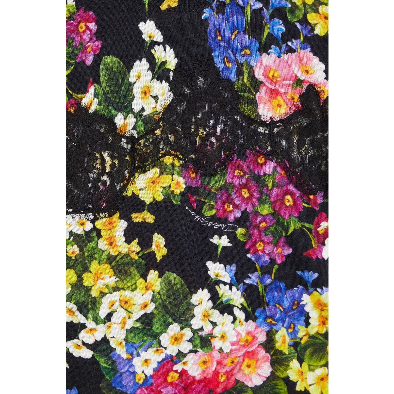 Dolce & Gabbana Dolce & Gabbana Floral cashmere lace sleeveless top Multi 42 Size M / US 6-8 / IT 42-44 - 5 Thumbnail