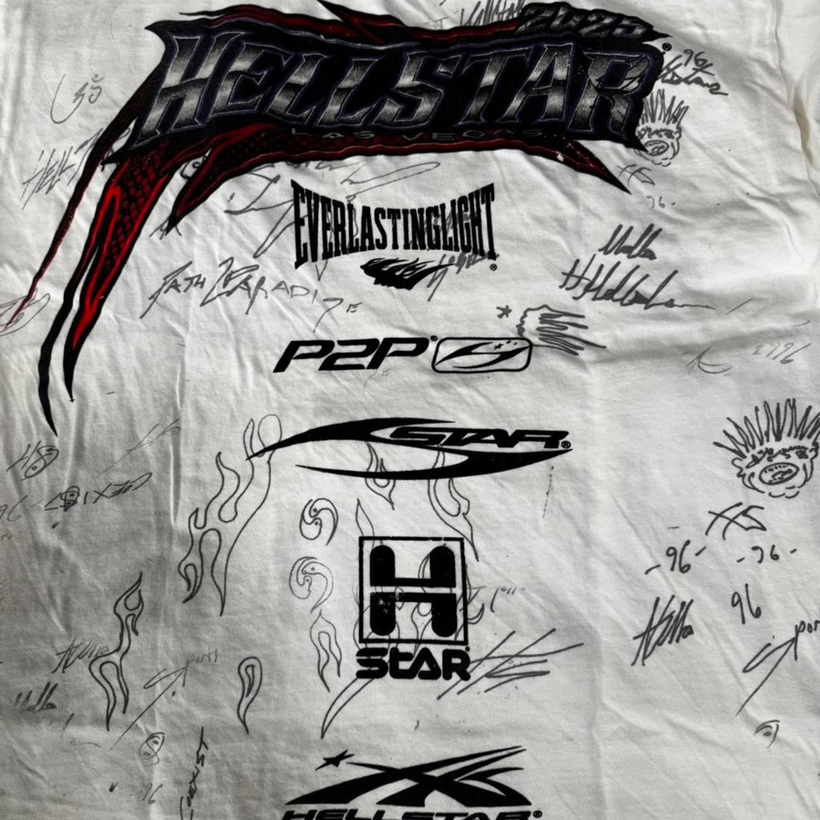 HELLSTAR Hellstar nascar tee rare unreleased Size US S / EU 44-46 / 1 - 2 Thumbnail
