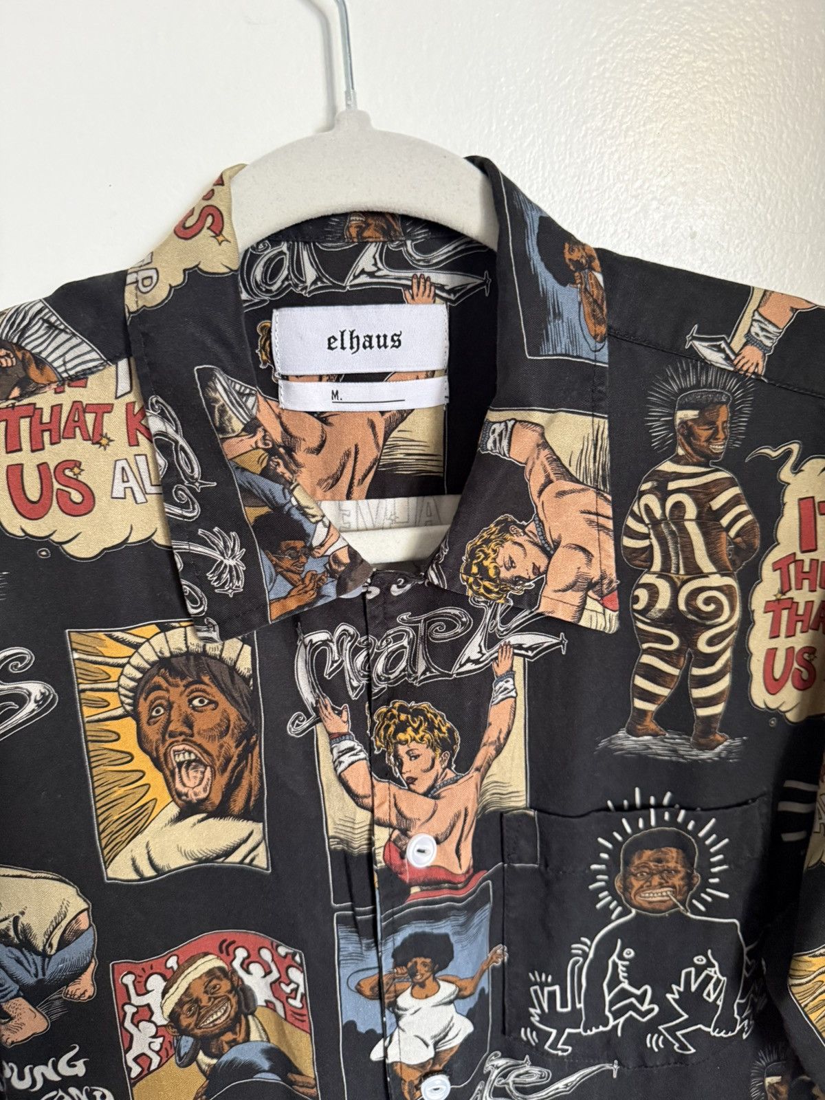 Elhaus ELHAUS and MAPLE Graphic Disco Button Shirt Size US M / EU 48-50 / 2 - 2 Thumbnail