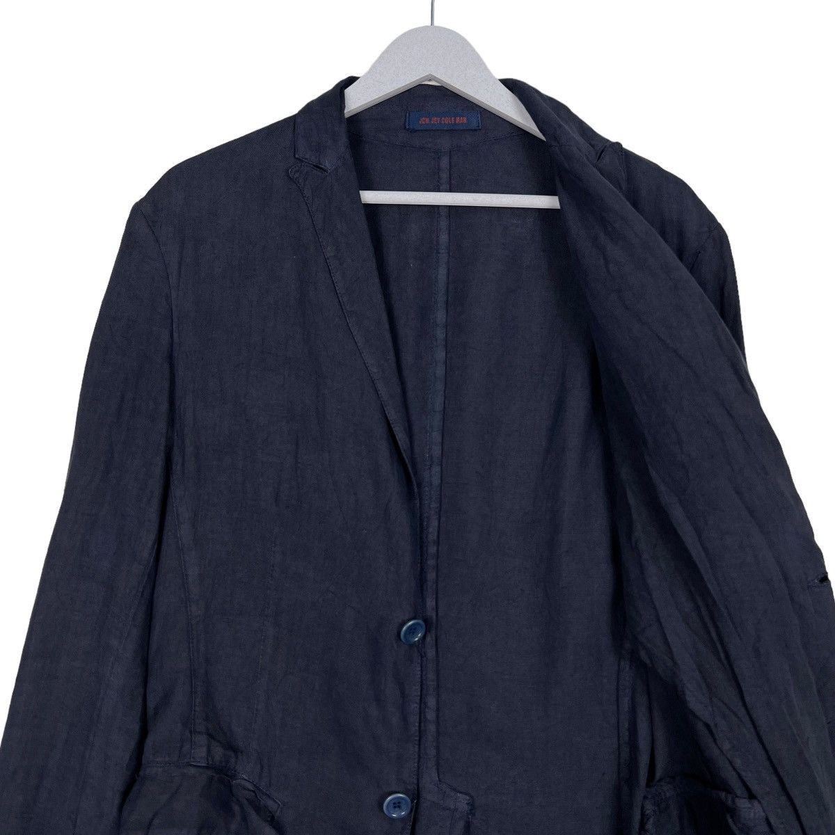 Other 🔥 JEY COLE MAN LINEN SUIT LAZER JACKET MADE IN ITALY Size US S / EU 44-46 / 1 - 11 Thumbnail