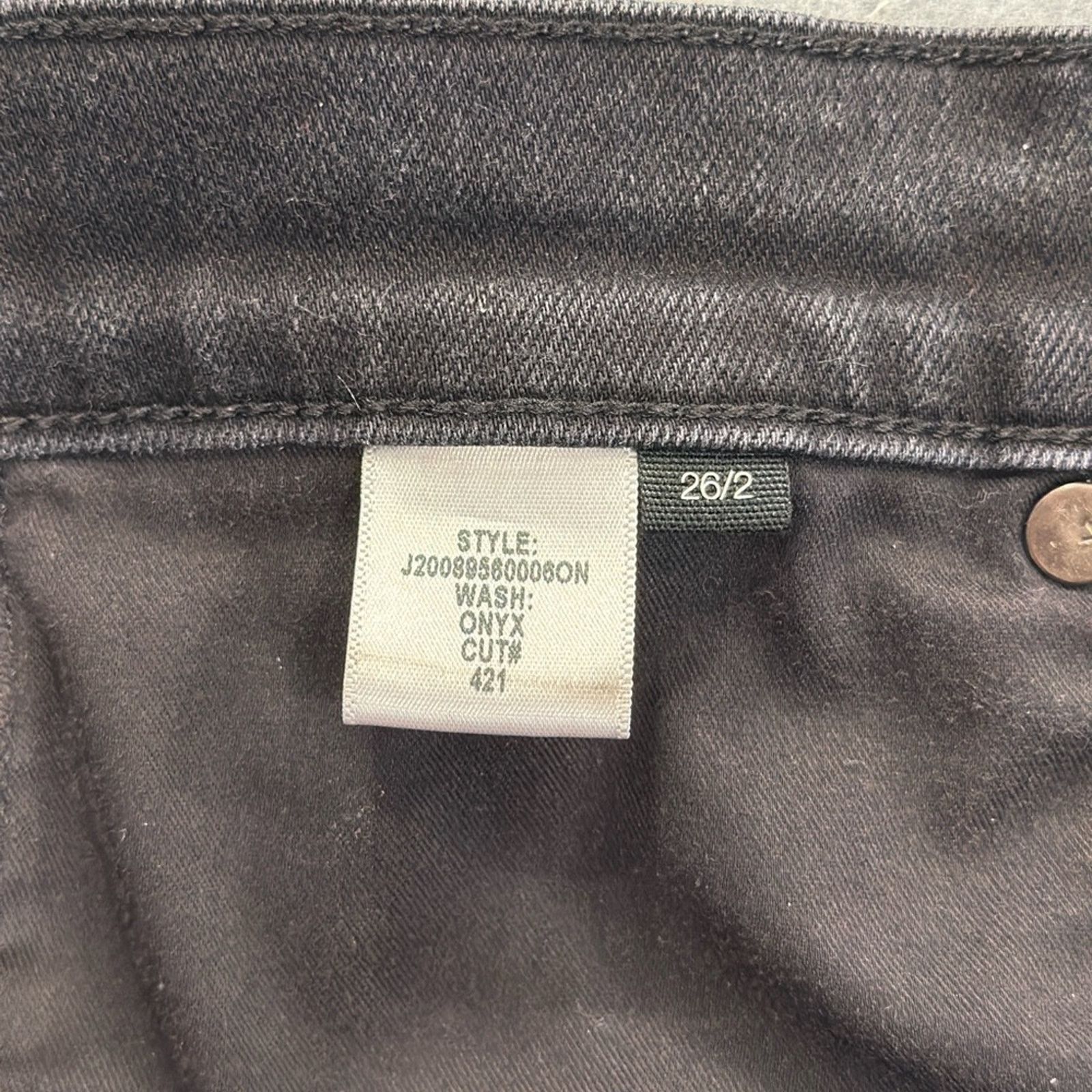 Veronica Beard Veronica Beard Debbie Skinny Jeans - Onyx Size 26" / US 2 / IT 38 - 3 Thumbnail