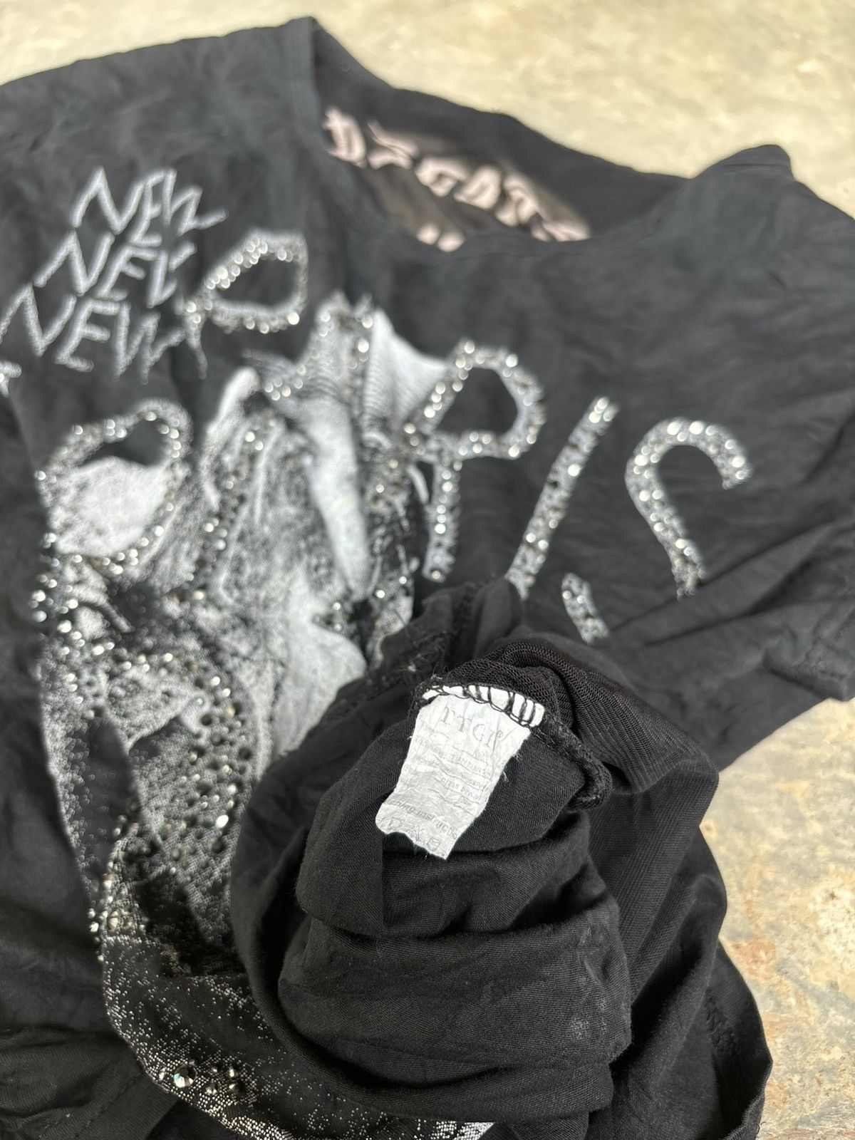 Hysteric Glamour Y2k Opium Ifsixwasnine Punk Style Tshirt Size ONE SIZE - 9 Thumbnail
