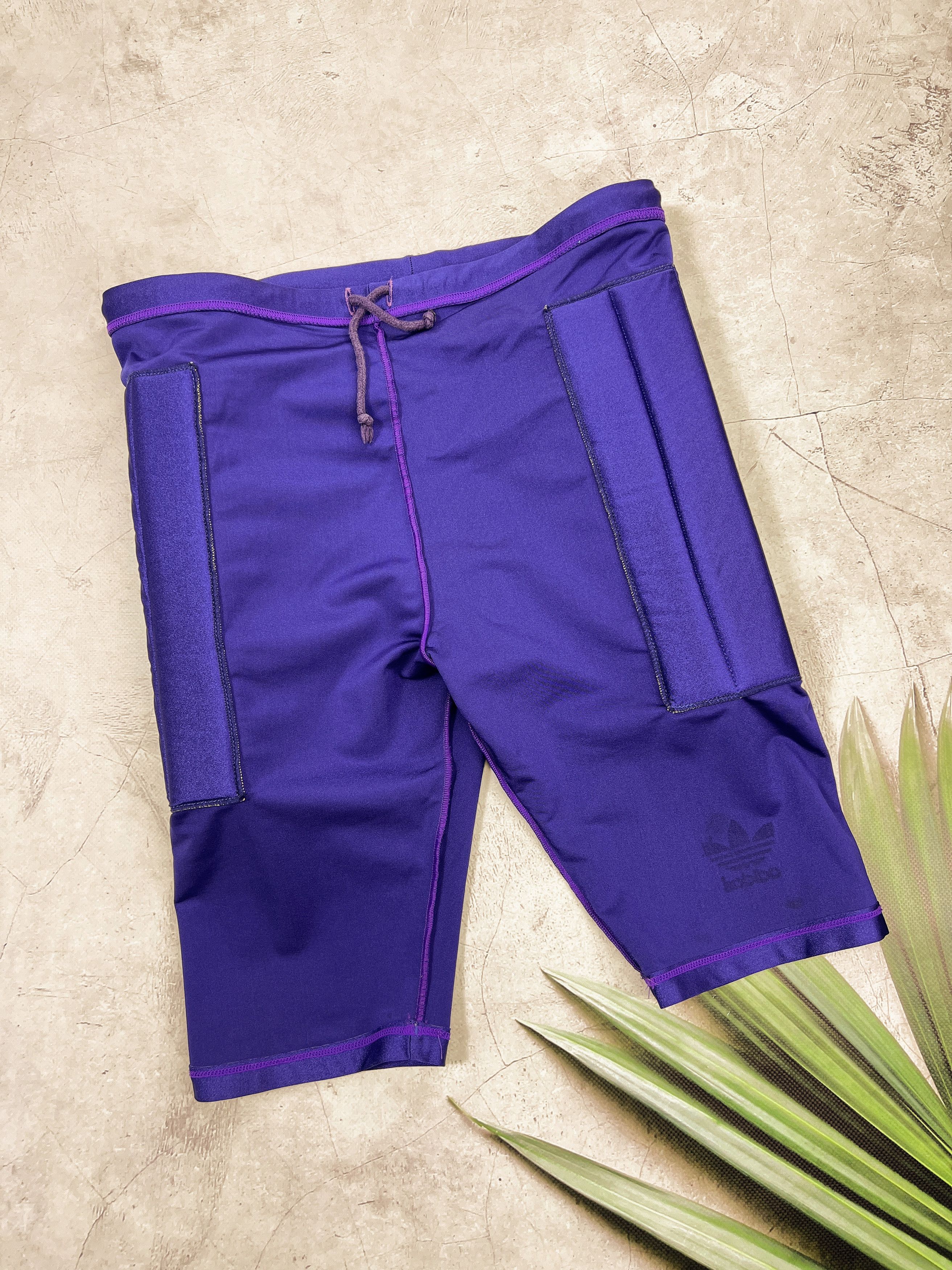 Adidas × Vintage Vintage 80s Tights Shorts Stretch YUGOSLAVIA Size US 32 / EU 48 - 16 Thumbnail