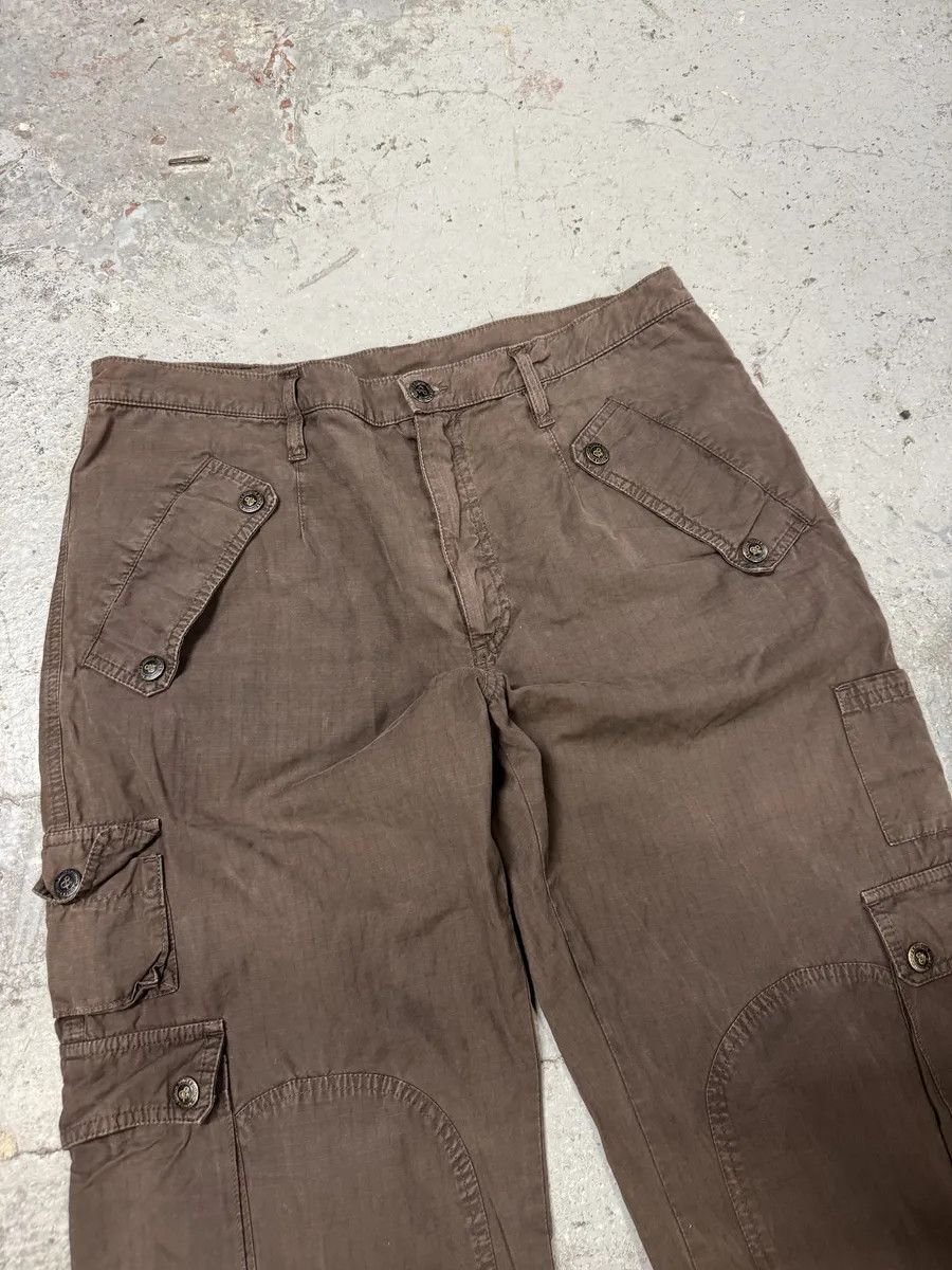 Dolce & Gabbana × Vintage AW2004 Dolce & Gabbana Brown Cargo Multi Pockets Pants Size US 34 / EU 50 - 11 Thumbnail