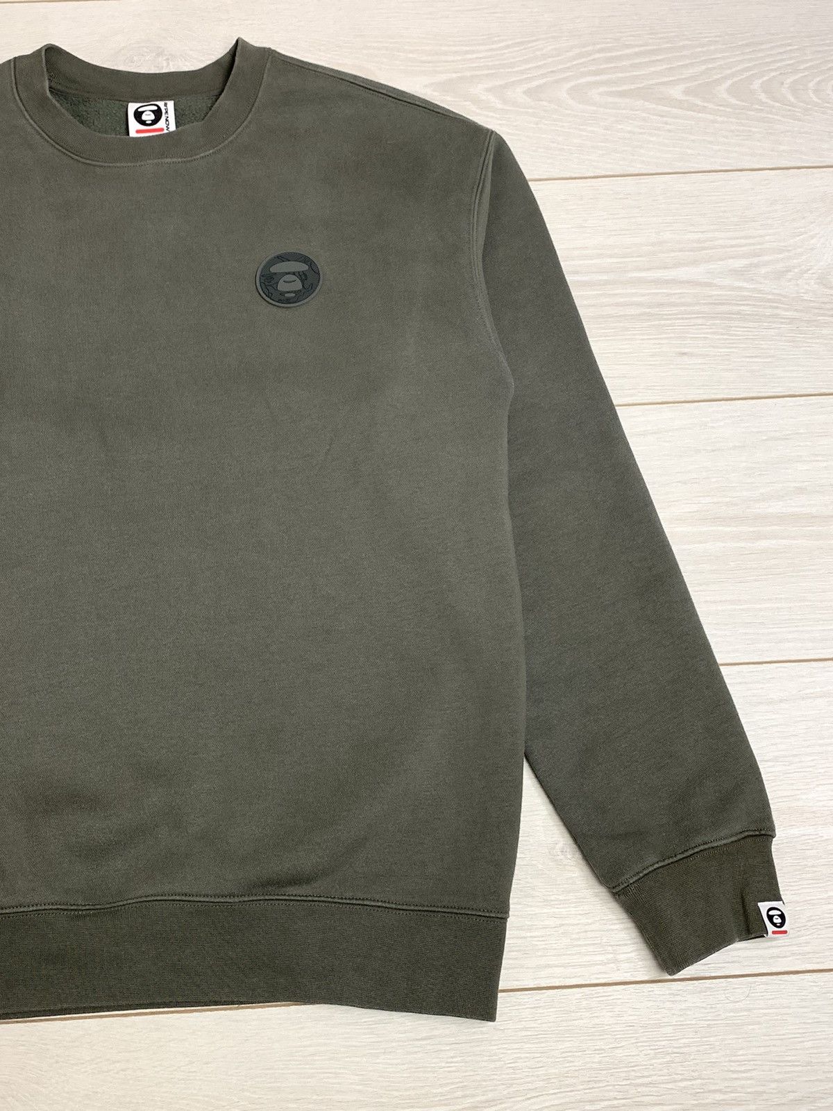 Aape AAPE By A Bathing Ape "AAPE NOW" Universe Sweatshirt - Green Size US M / EU 48-50 / 2 - 3 Thumbnail