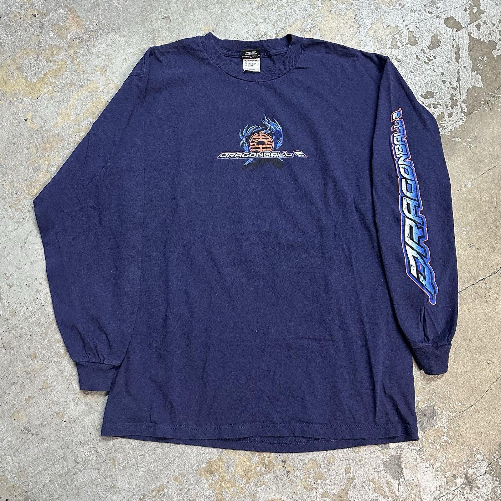 Anime × Vintage Vintage Y2K 2002 Dragon Ball Z Goku Vegeta Longsleeve Shirt Size US L / EU 52-54 / 3 - 3 Thumbnail