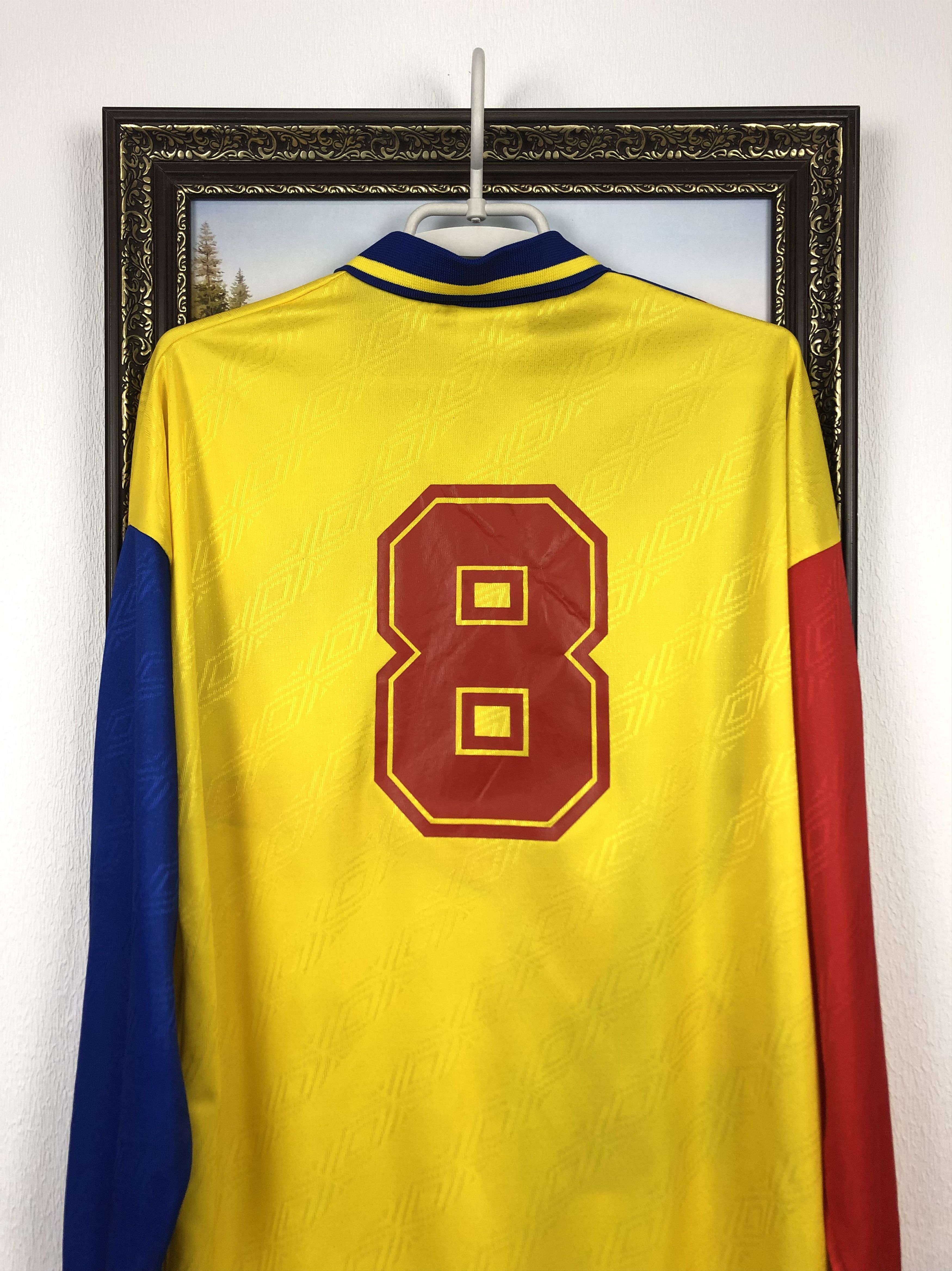 Umbro Vintage Football Template Romania Shirt Long Sleeve Rare Size US L / EU 52-54 / 3 - 9 Thumbnail