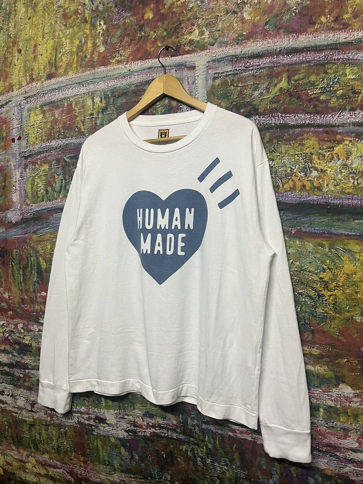 Human Made ‼️LAST DROP‼️Human Made Heart Logo Longsleeve tee Size US L / EU 52-54 / 3 - 4 Thumbnail