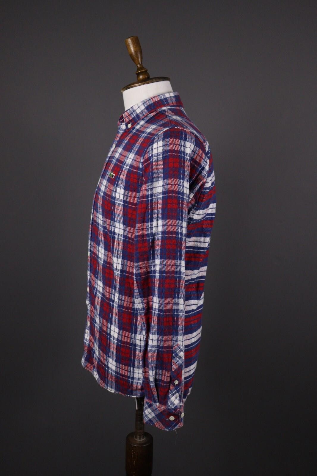 Lacoste Lacoste Live Multicolor Check Button Down Shirt Size 40 Size US M / EU 48-50 / 2 - 5 Thumbnail