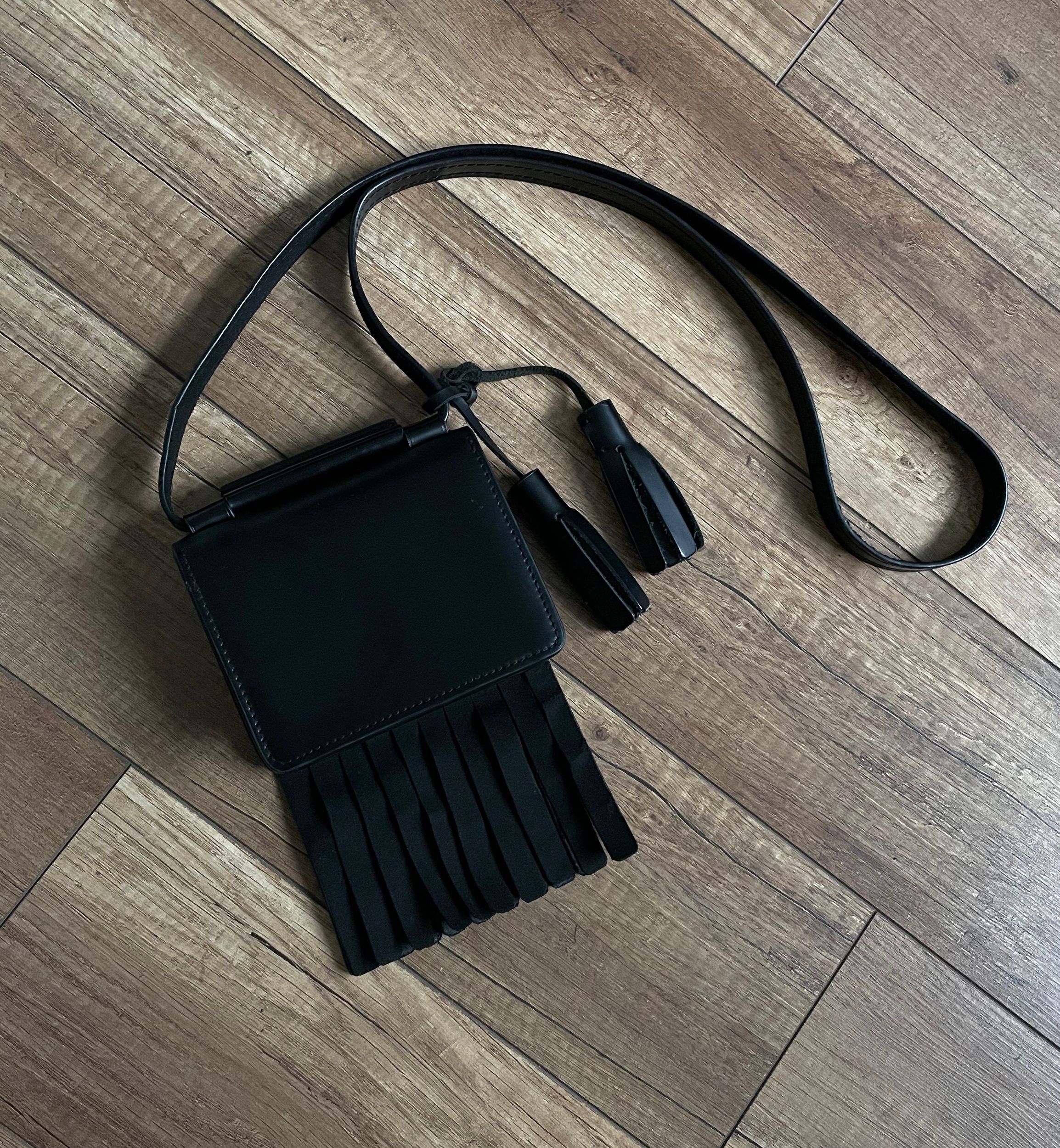 Acne Studios Acne Studios Laurie Leather Fringe Crossbody Mini Bag Size ONE SIZE - 6 Thumbnail