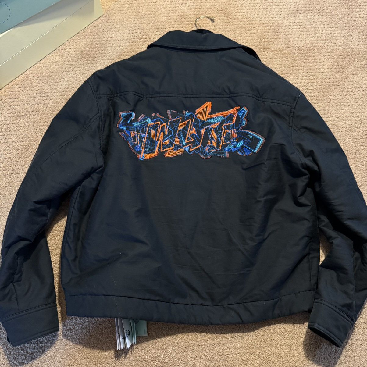 Off-White Off-White Men's Graffiti Coupe Embroidered Shirt Jacket Size US L / EU 52-54 / 3 - 7 Thumbnail