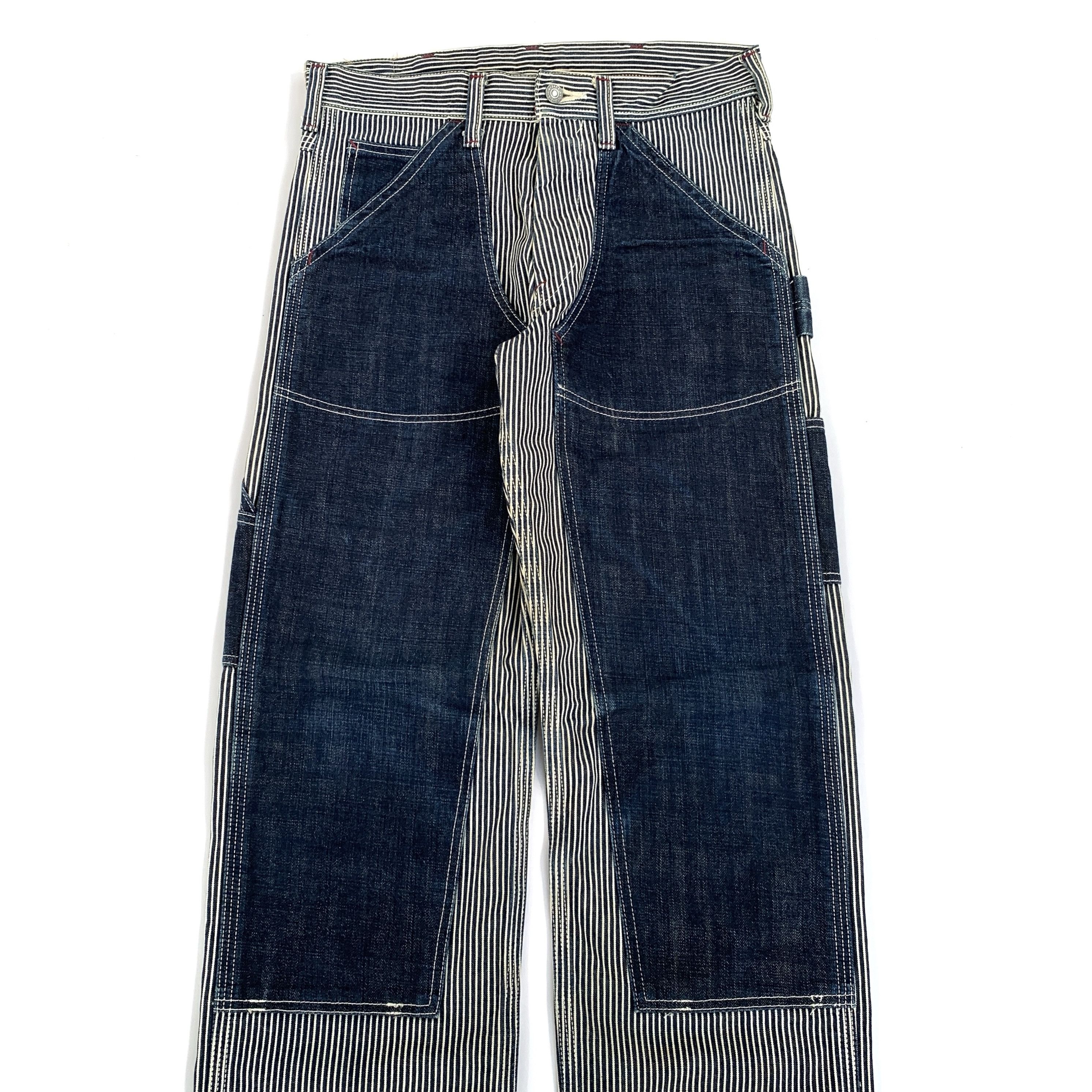 EIGHT-G Vintage Eight-G Hickory Carpenter Double Knee Pants Size US 31 - 3 Thumbnail