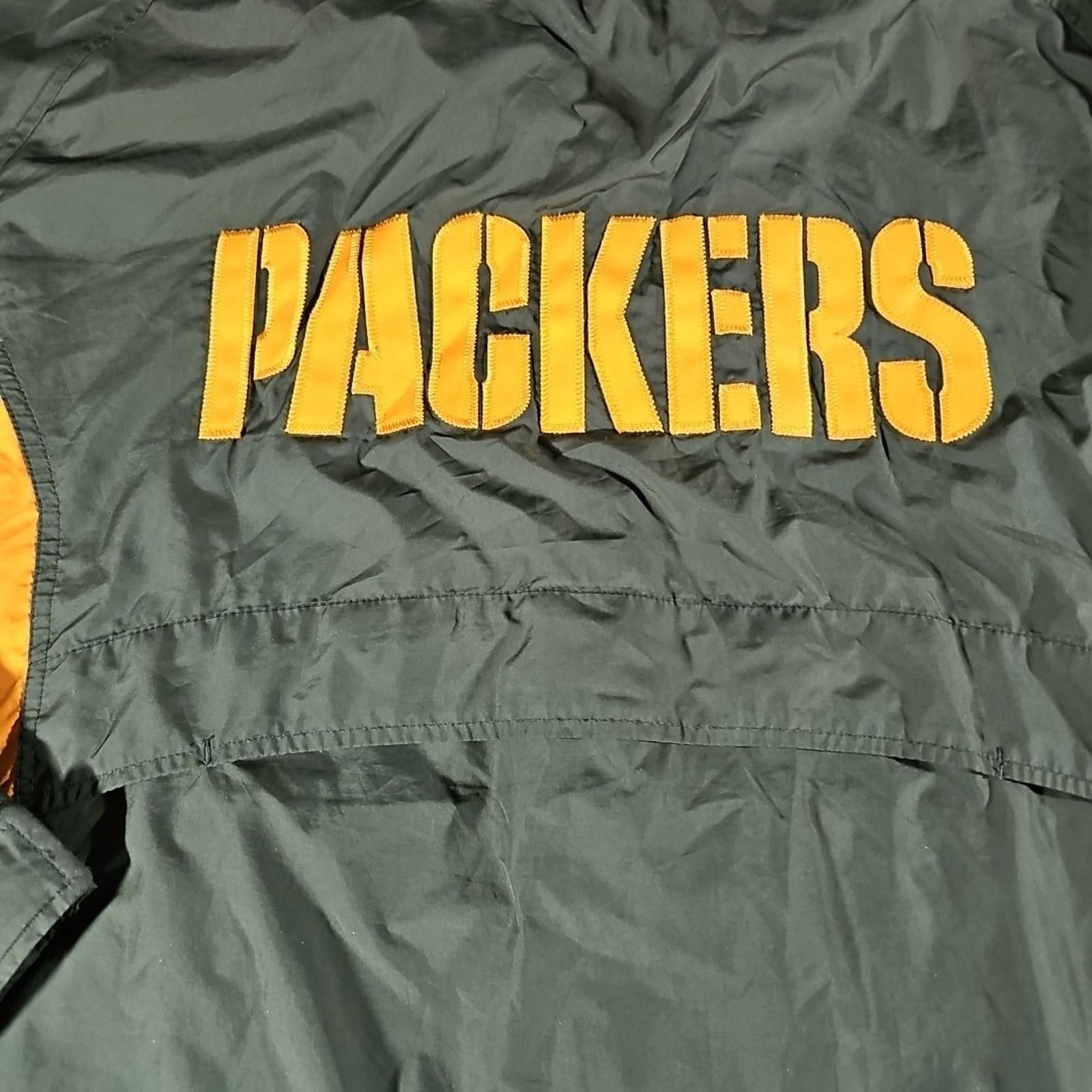 Reebok Green Bay Packers Reebok Team Apparel Fullzip XL Windbreaker Size ONE SIZE - 9 Thumbnail