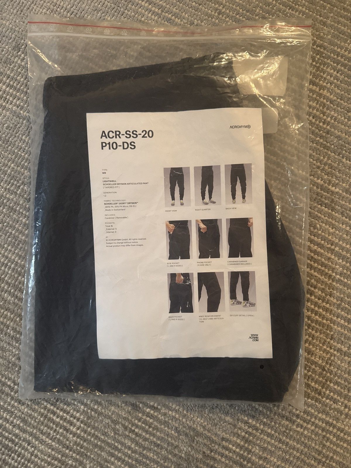 Acronym P10-DS XL Size US 38 / EU 54 - 1 Thumbnail