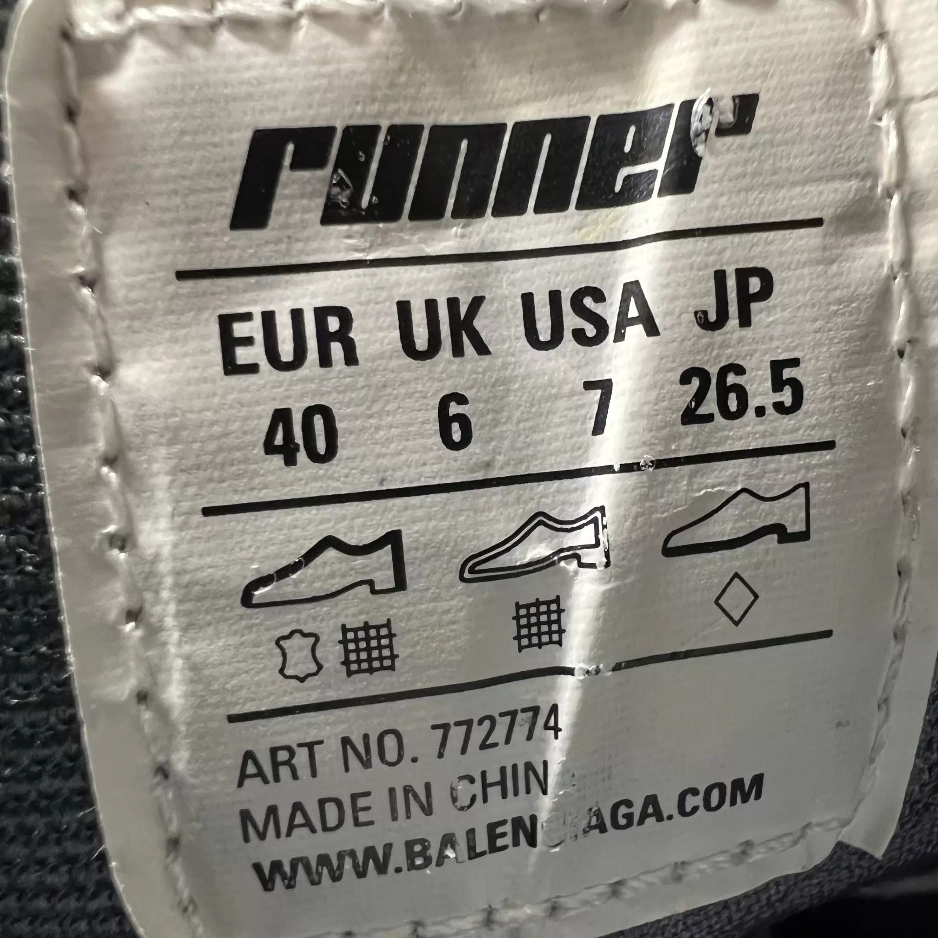 Balenciaga Balenciaga Runner Gray 40 (2 wears, like new) Size US 7 / EU 40 - 4 Thumbnail