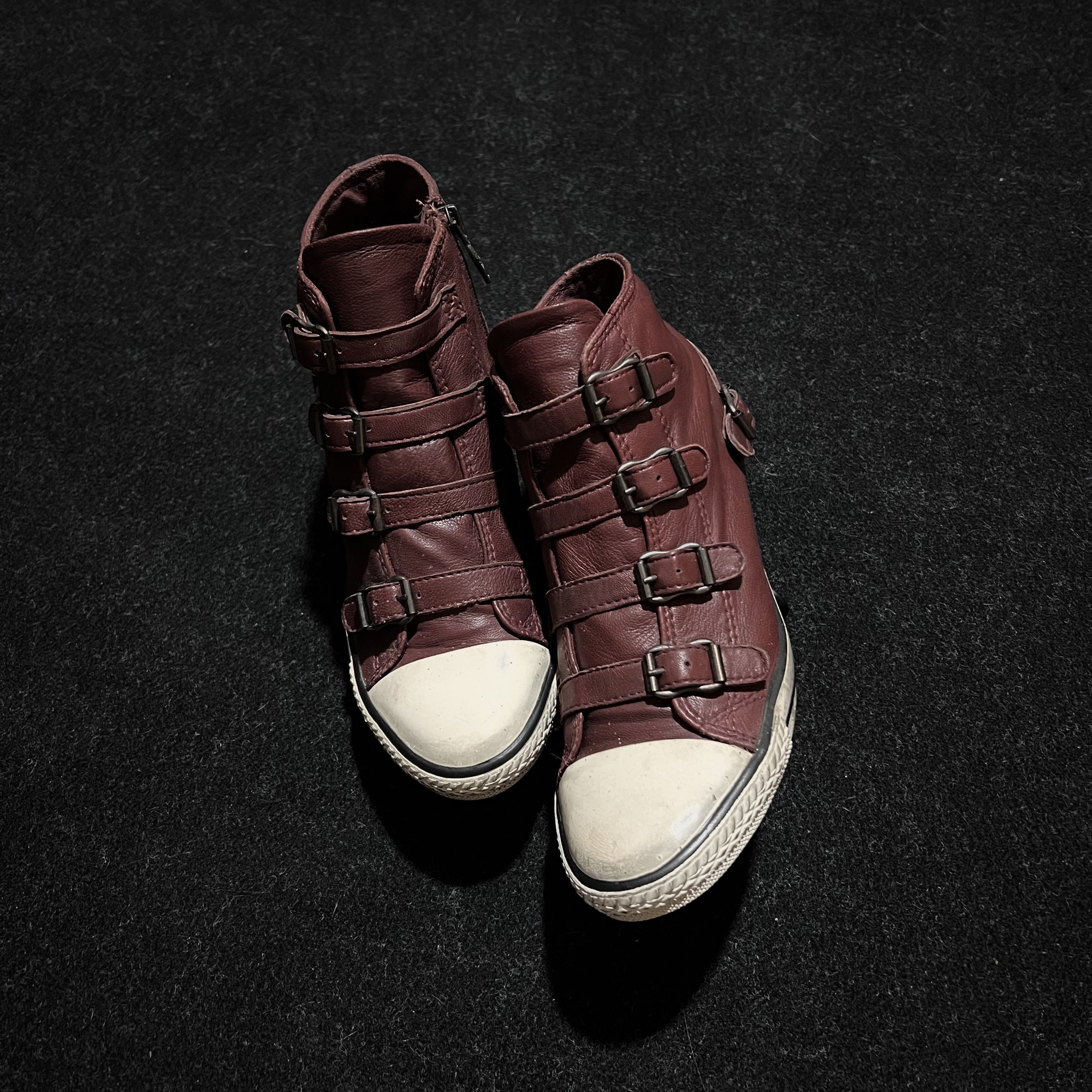 ASH ASH Limited Genial Buckled Leather Wedge Marant Bekett Size US 8 / IT 38 - 3 Thumbnail