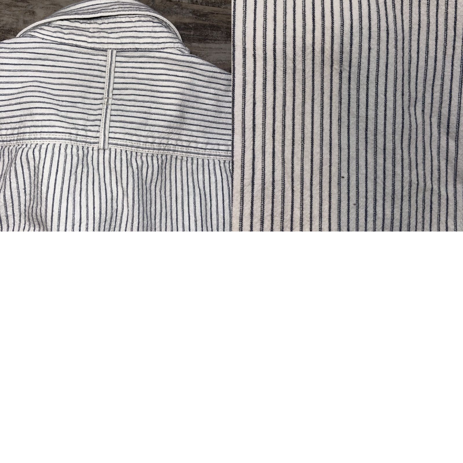 Dockers DOCKERS Shirt Men M Blue White Pinstripe Long Sleeve Button-Up Casual Dress All Seasons Size US M / EU 48-50 / 2 - 9 Thumbnail