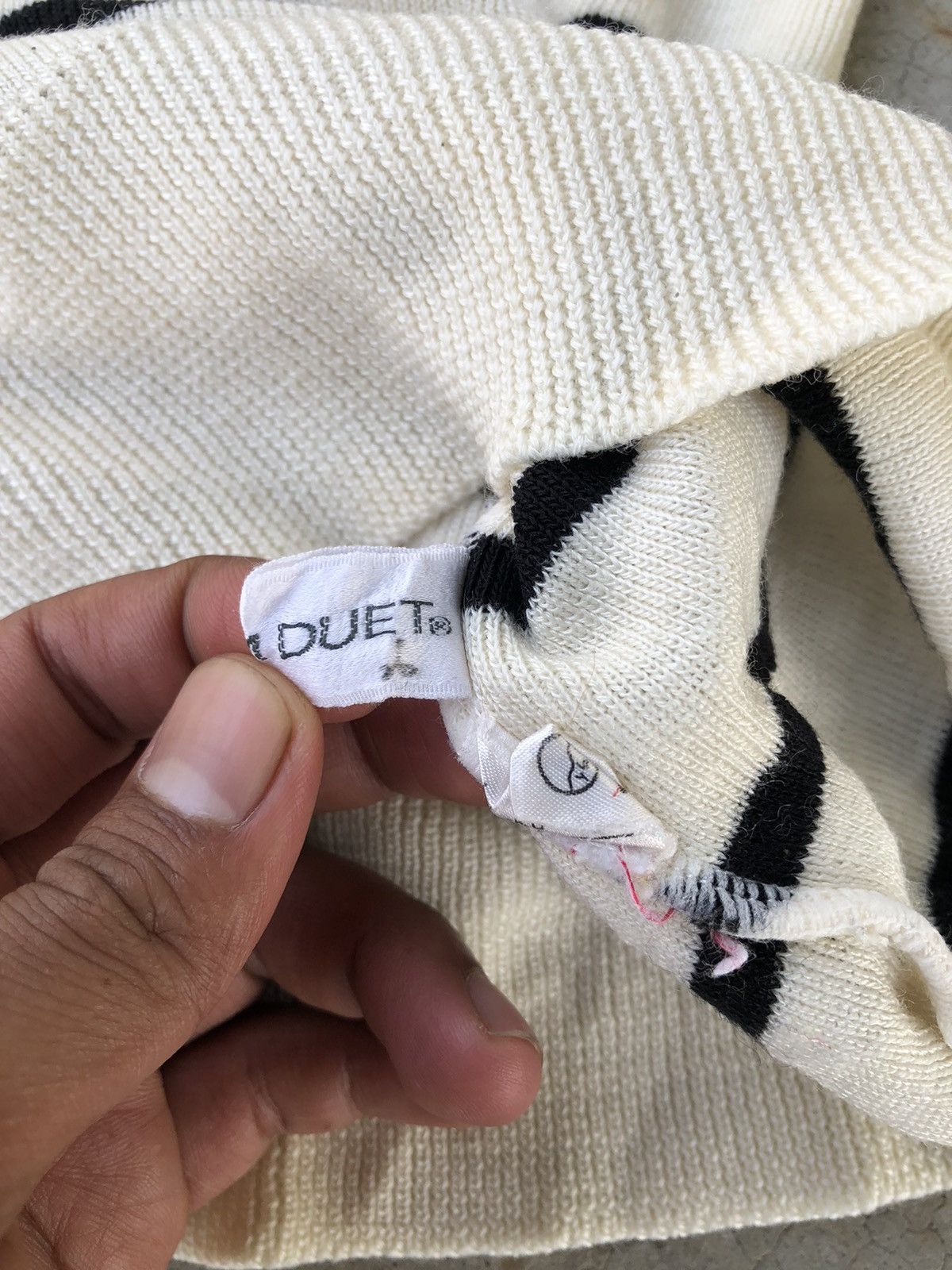 Aran Isles Knitwear 🔴Japanesebrand Unbrand Knitsweater Memeri Stripe Size US M / EU 48-50 / 2 - 10 Thumbnail
