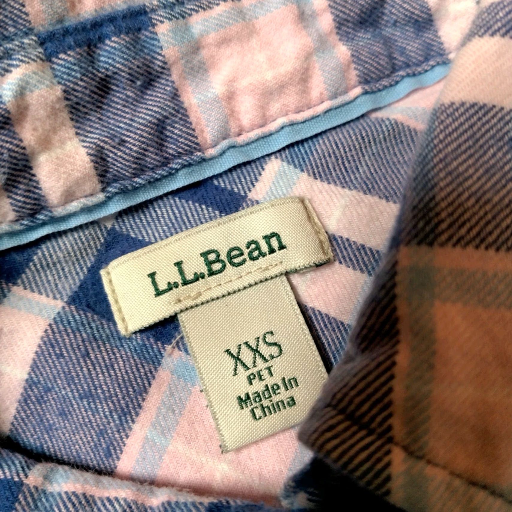 Vintage VINTAGE L.L. Bean Flannel Shirt Women PXXS Petite Pink Blue Plaid Workwear read Size XXS / US 00 / IT 34 - 6 Thumbnail