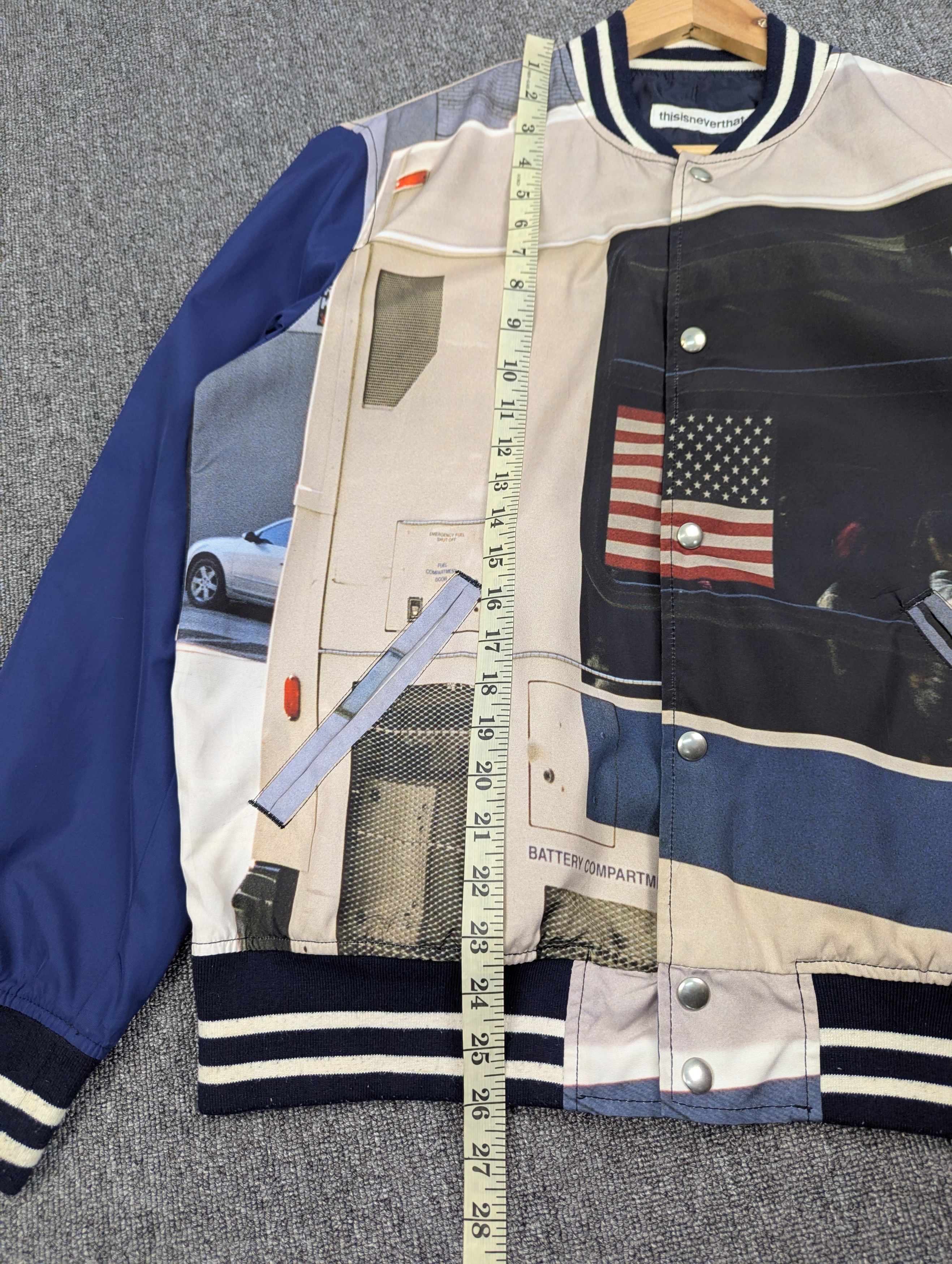 thisisneverthat Thisisneverthat Photo Print Varsity Button Jacket Size US L / EU 52-54 / 3 - 15 Thumbnail