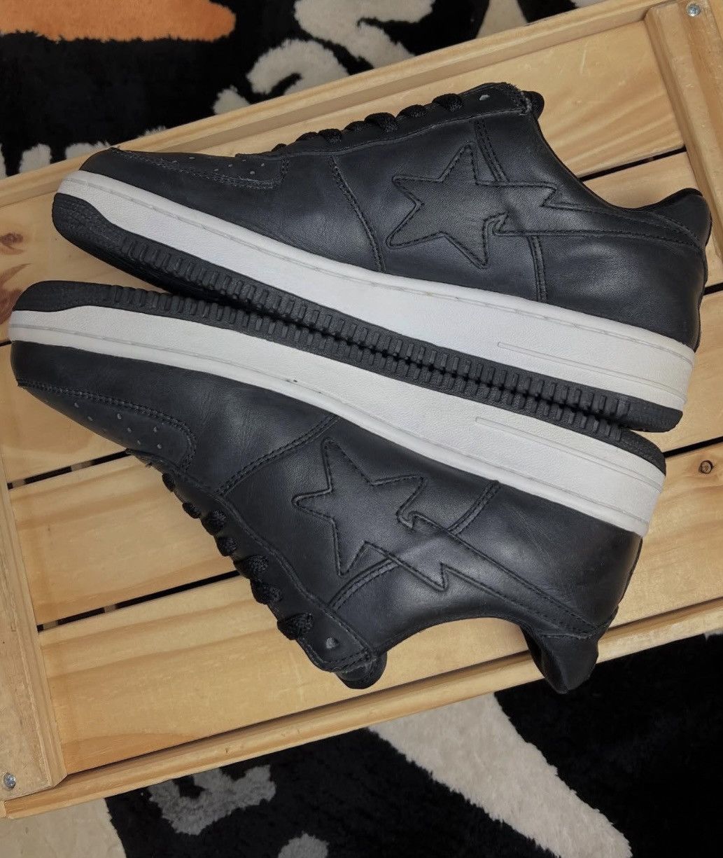 Bape 2004 A Bathing Ape x Neighborhood Black Bapesta 1 out of 100 Size US 9.5 / EU 42-43 - 8 Thumbnail