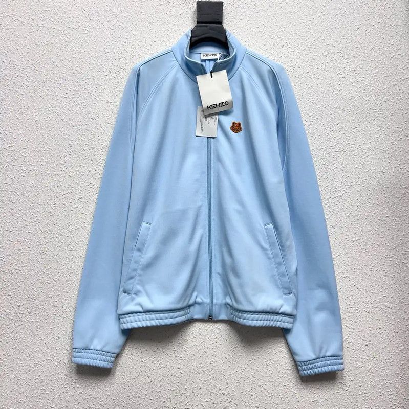 Kenzo KENZO Men's Light Blue Embroidered Jacket 0089 Size US XL / EU 56 / 4 - 1 Thumbnail