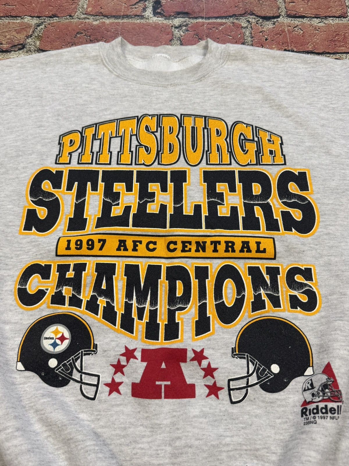 Riddell Vintage Pittsburgh Steelers Sweatshirt 1997 AFC Champions Size US L / EU 52-54 / 3 - 5 Thumbnail