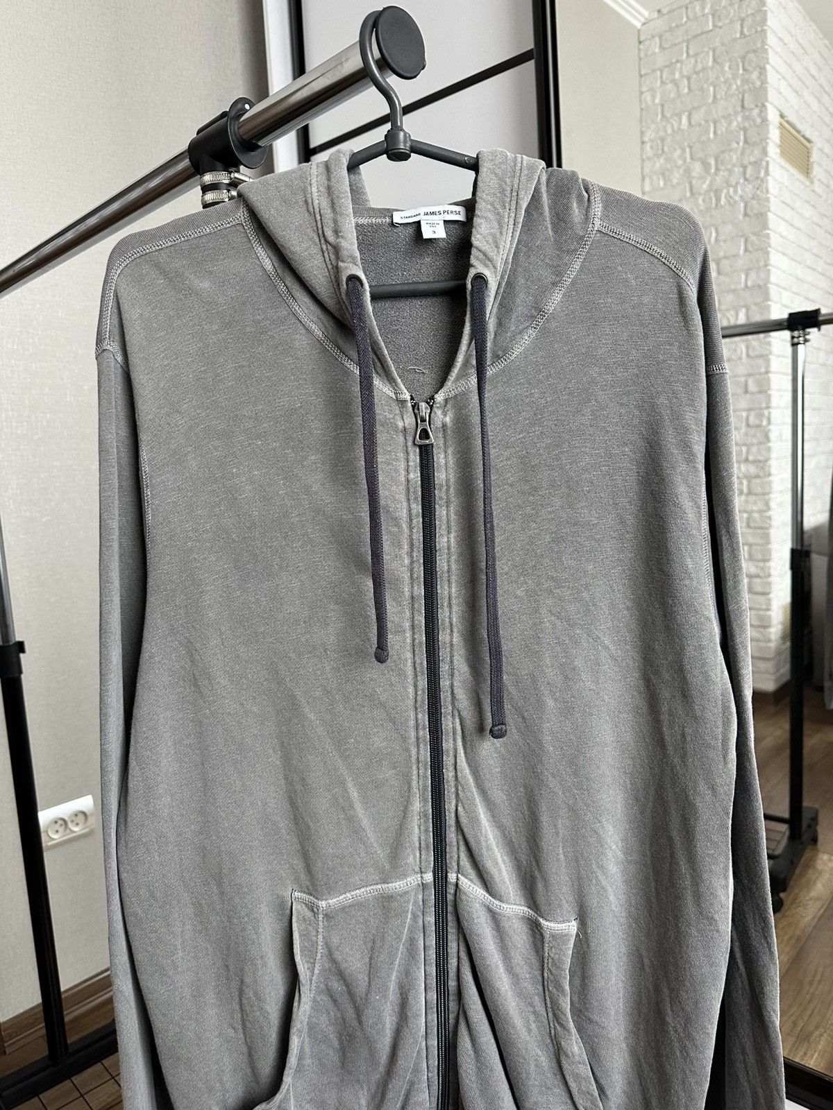 James Perse James Perse Zip Hoodie Size US XL / EU 56 / 4 - 5 Thumbnail