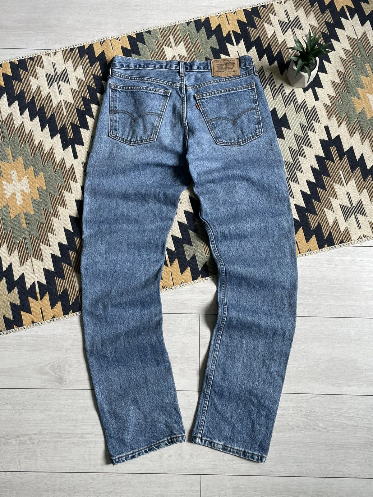 Levi's × Vintage Vintage Levi’s 511 Orange Tab Denim Blue Jeans Size US 34 / EU 50 - 1 Thumbnail