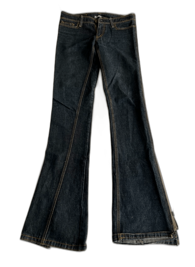Yohji Yamamoto Vintage Deconstructed Zipper Jeans with Removable Legs Size 28" / US 6 / IT 42 - 1 Thumbnail