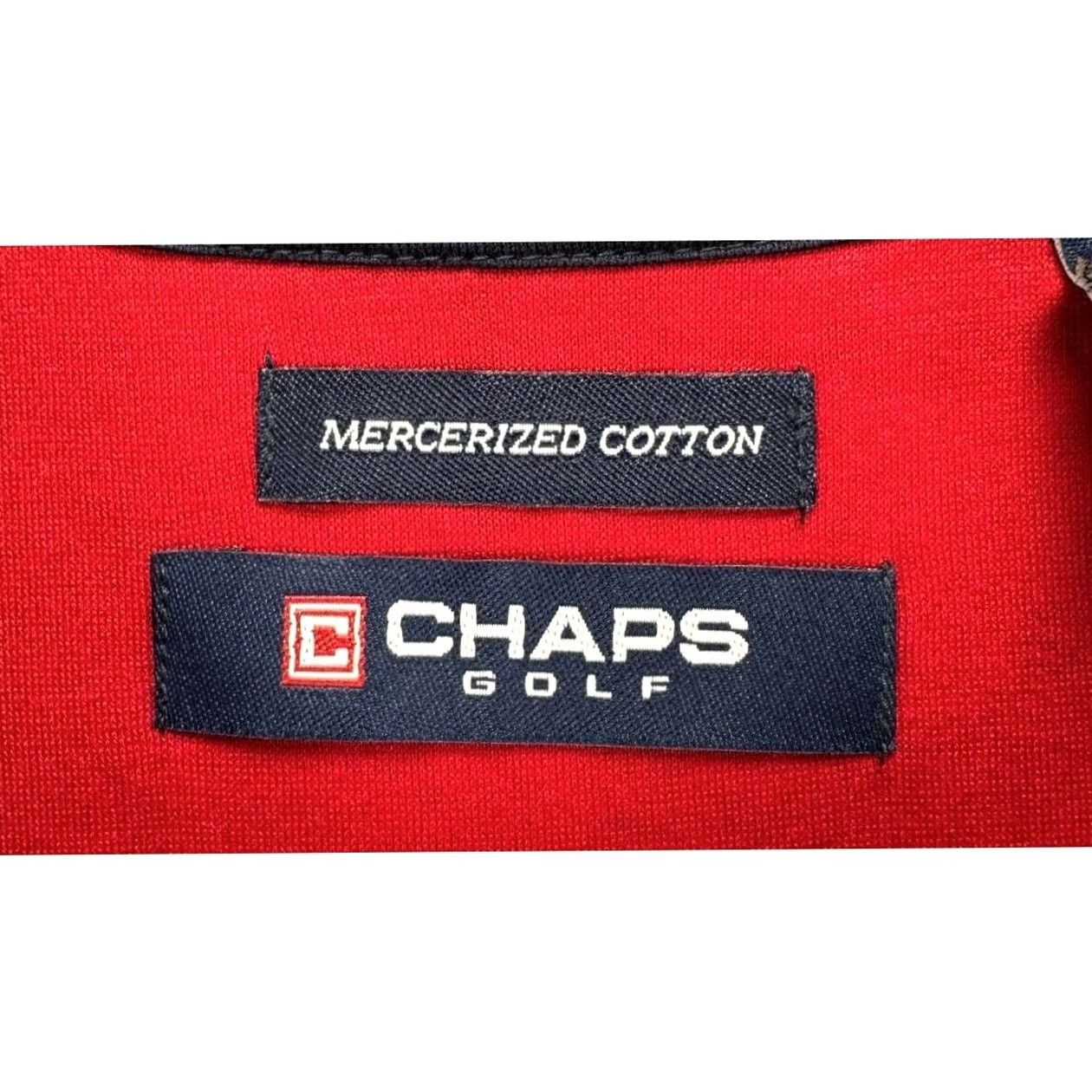 Chaps Chaps Golf Polo Shirt Mens Large Red Grid Check Mercerized Athletic Rugby NEW Size US L / EU 52-54 / 3 - 5 Thumbnail
