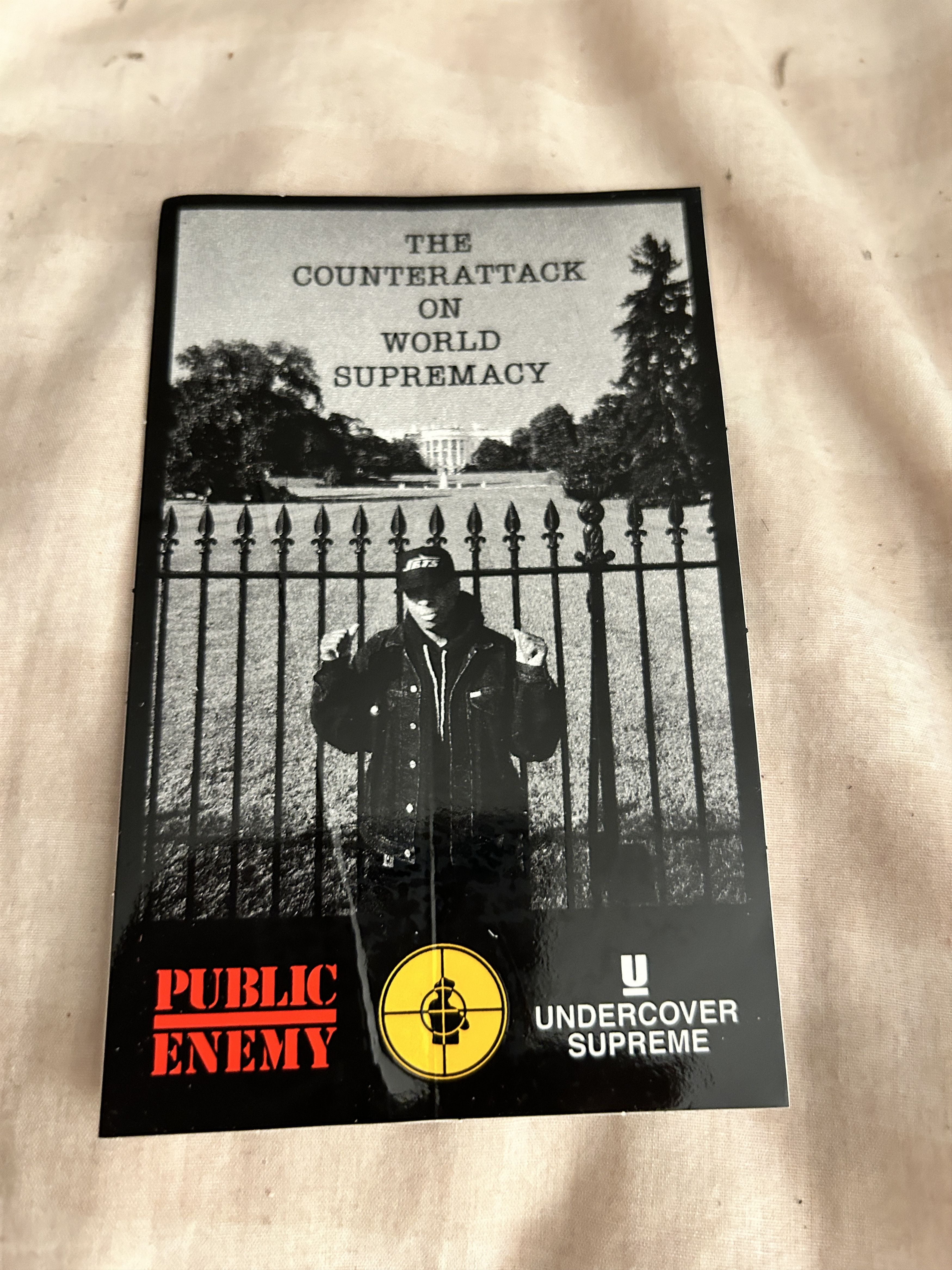 Public Enemy × Supreme × Undercover Supreme Undercover Public Enemy White House Sticker Size ONE SIZE - 1 Preview