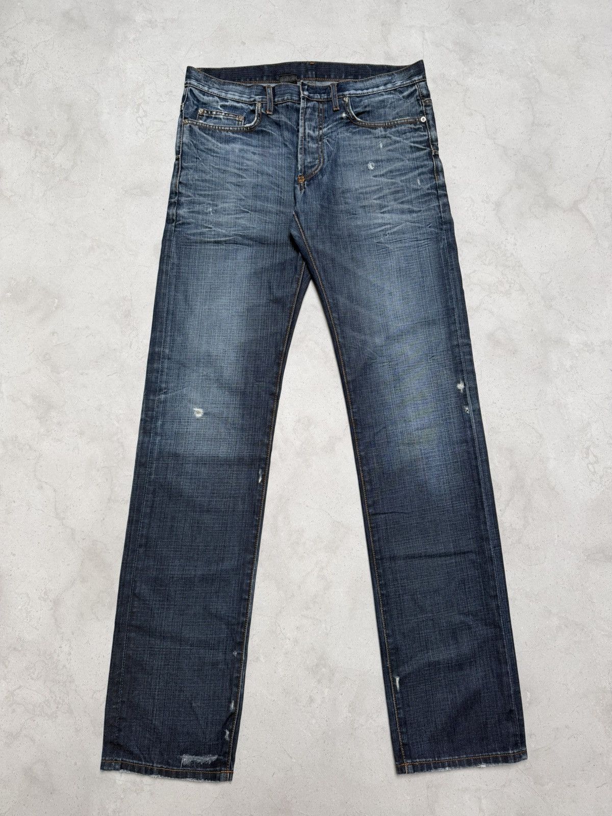 Dior AW10 Dior Homme Under My Truck Distressed Denim Jeans | Grailed