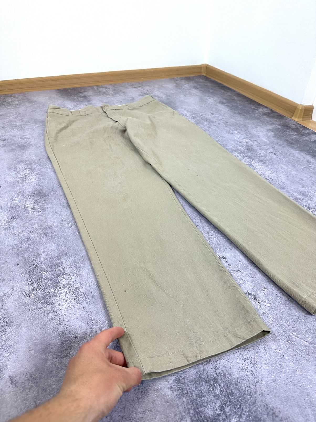 Dickies Vintage Dickies 874 Faded Beige Y2K Work Opium Skater Pants Size US 36 / EU 52 - 10 Thumbnail