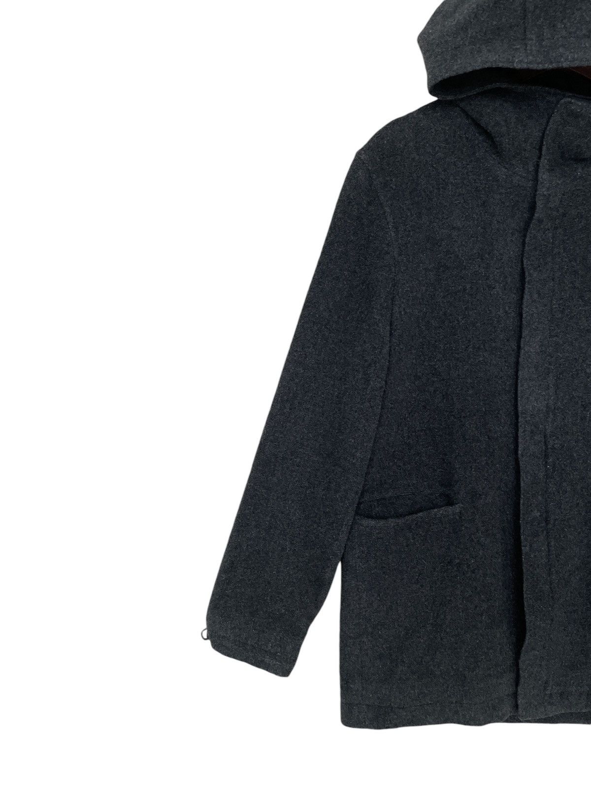 Japanese Brand × PPFM Vintage Japanese Brand PPFM Wool Hoodie Parka 1990s Size US M / EU 48-50 / 2 - 5 Thumbnail