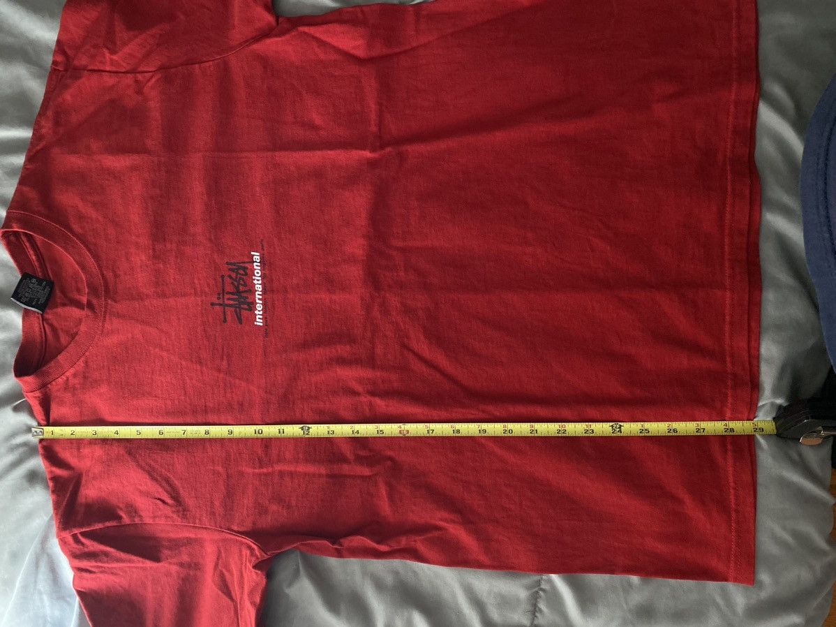 Stussy Stüssy international logo print tee Size US L / EU 52-54 / 3 - 7 Thumbnail