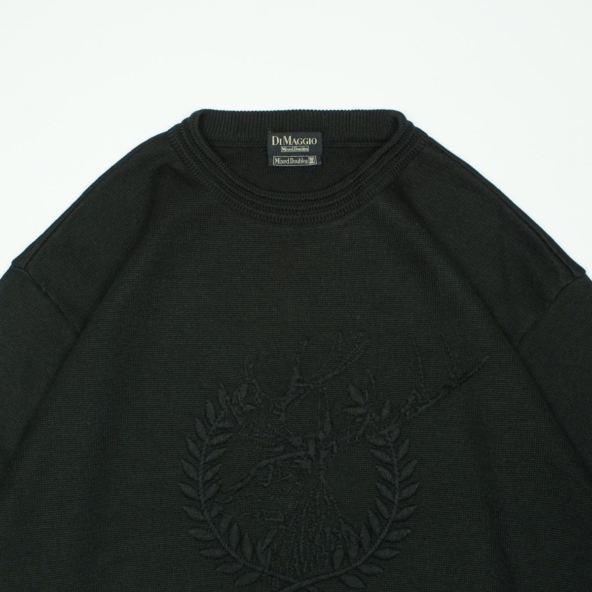Vintage *NoTariff 90s DiMaggio Doubles Tonal Embroidered Sweatshirt Size US M / EU 48-50 / 2 - 3 Thumbnail